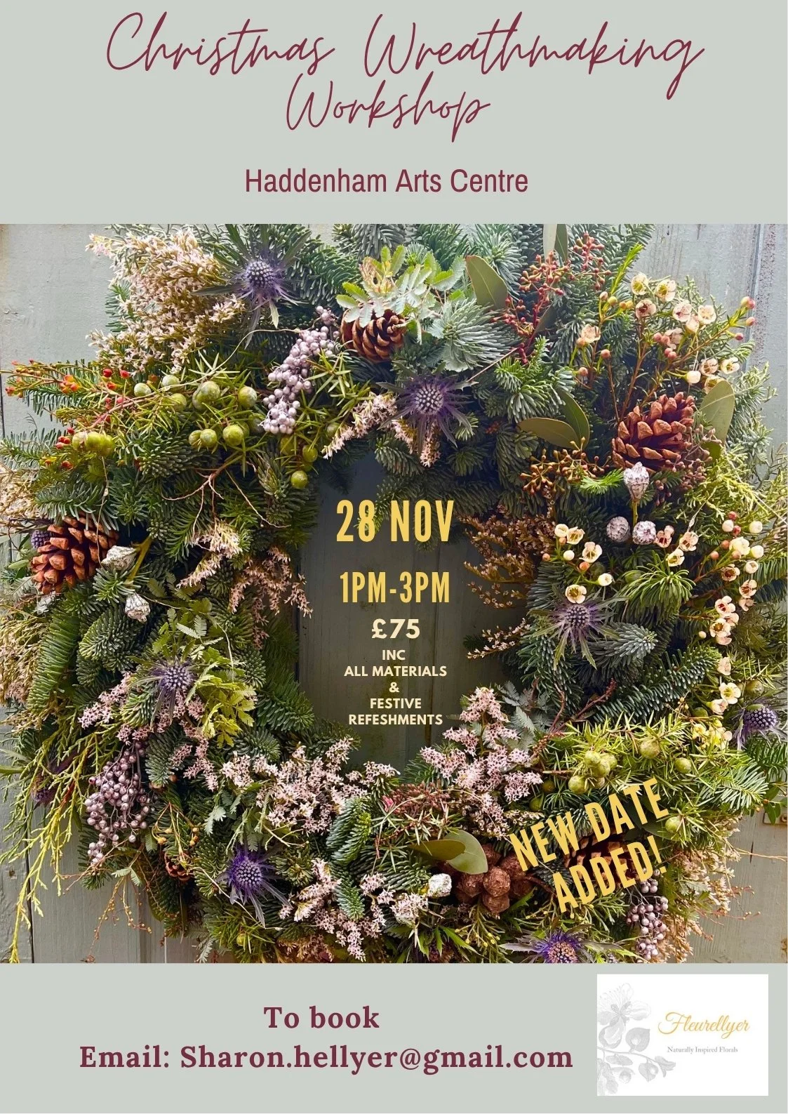 WORKSHOP: Christmas Wreath Making Workshop