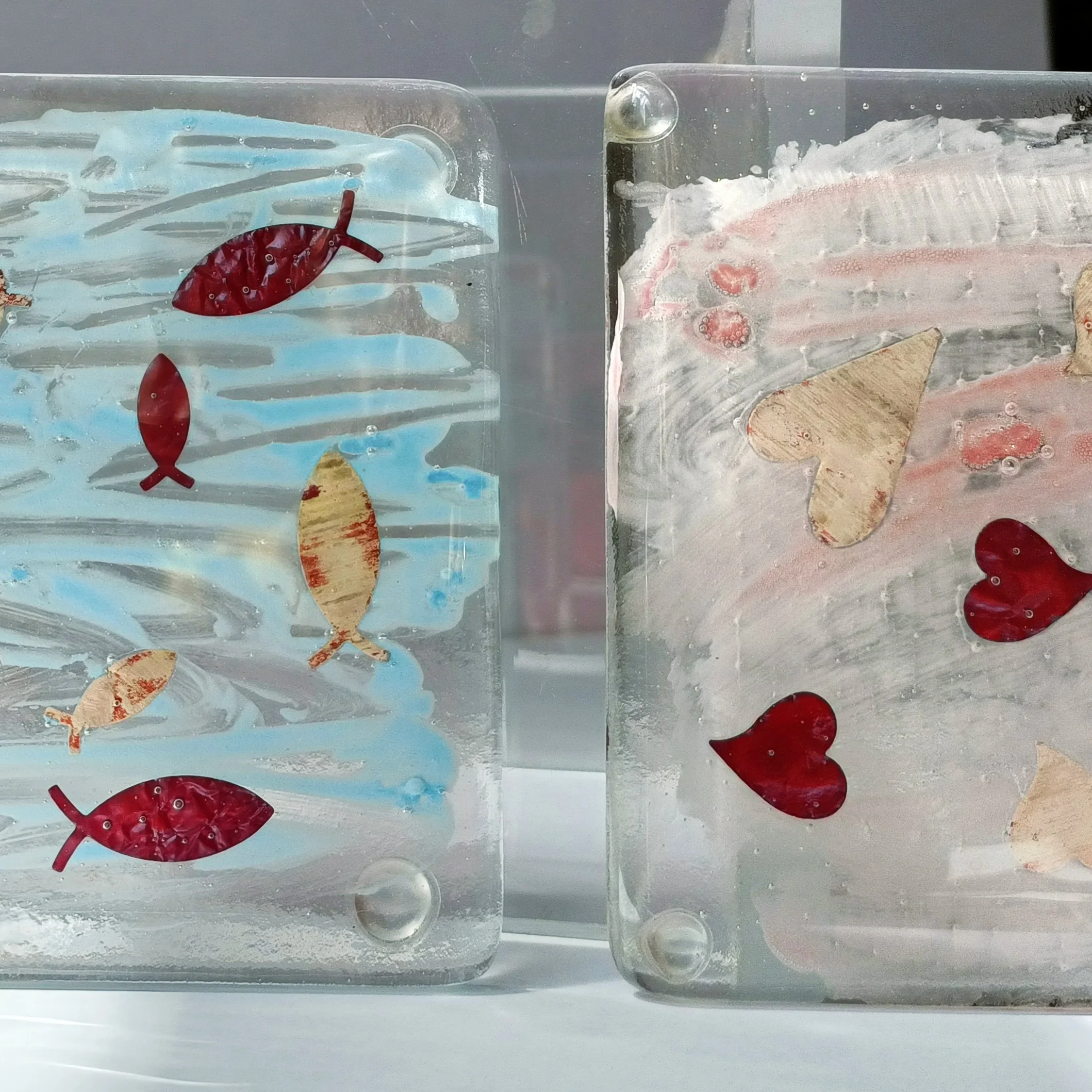WORKSHOP: Fused Inclusion Glass Coasters