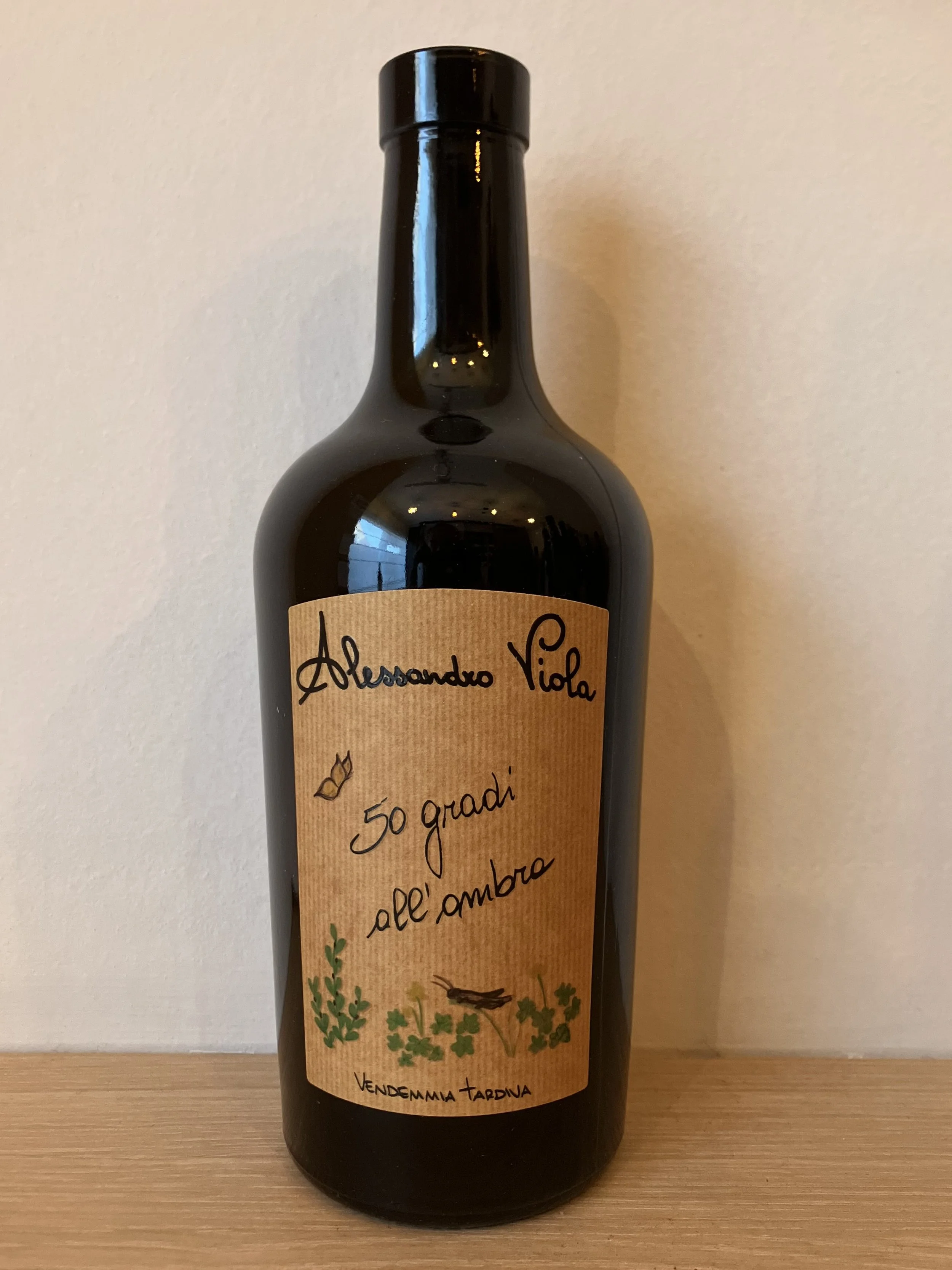 Alessandro Viola - 50 gradi all'ombra - vendemmia tardiva