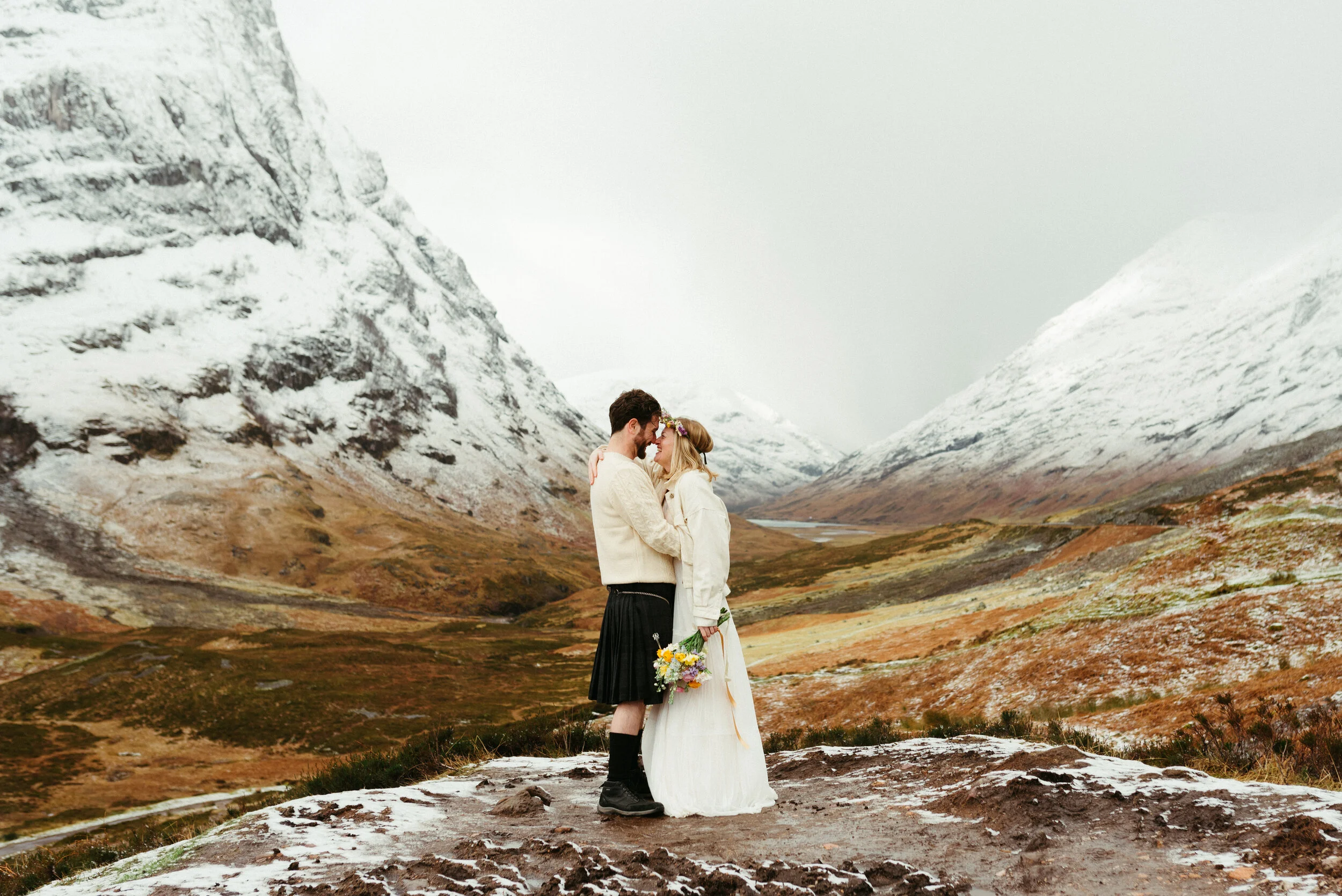 James &amp; Vicky | Glencoe Winter Elopement