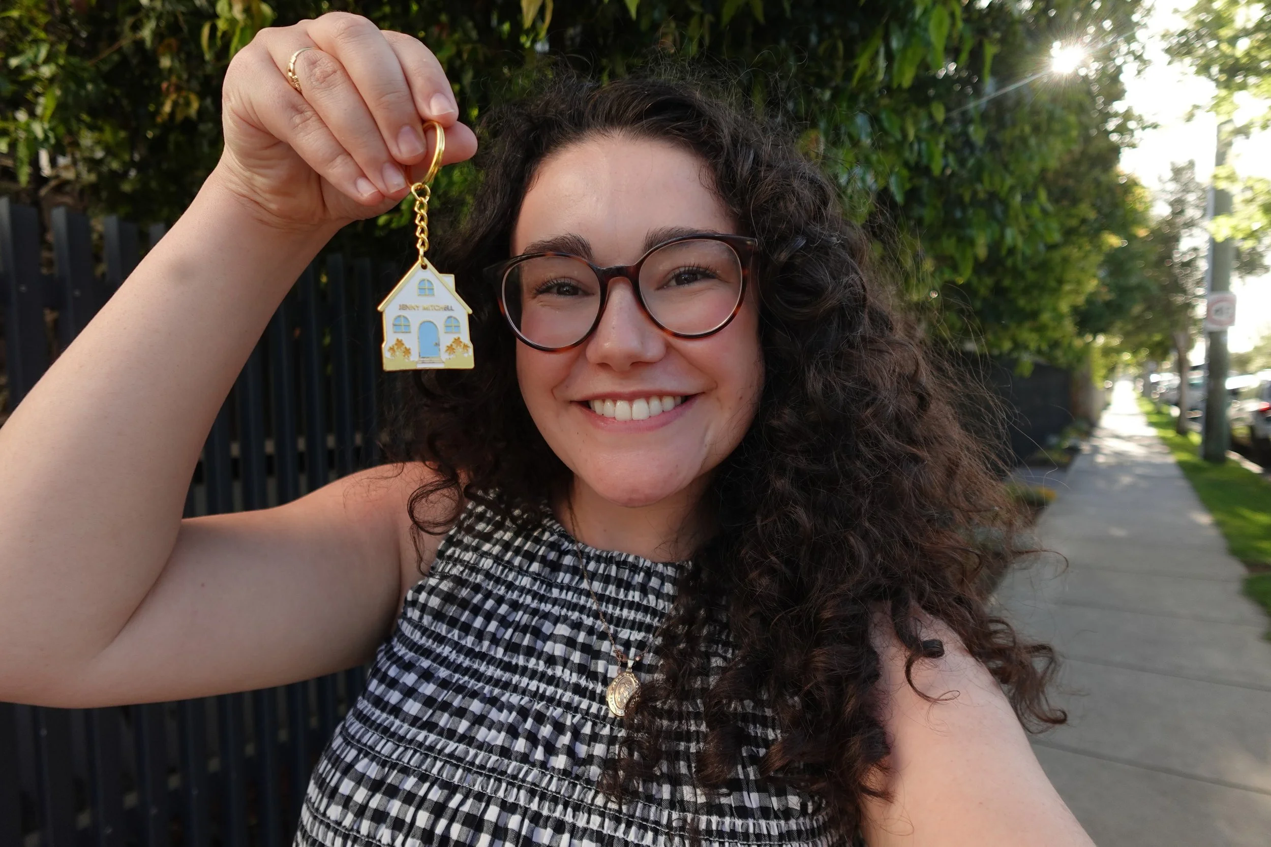 Forest House Keyring