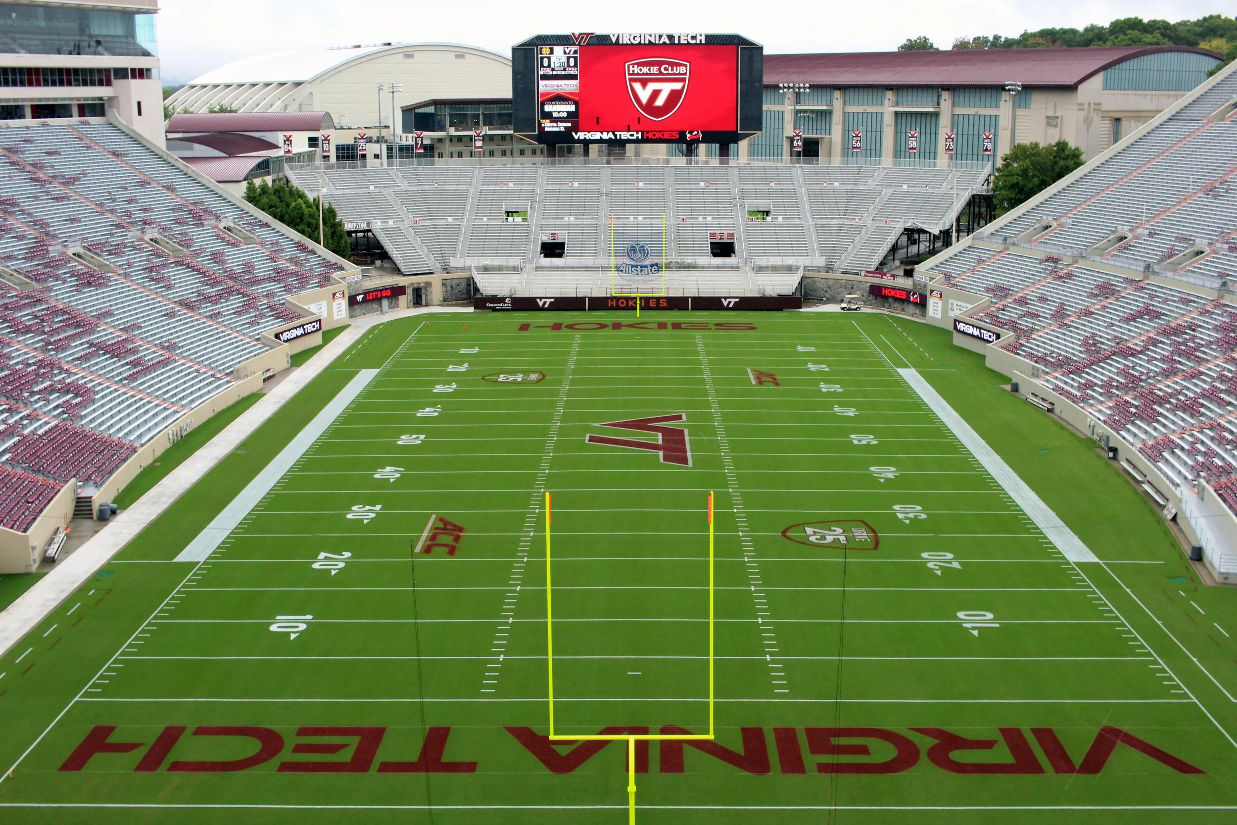 Lane Stadium Virginia Tech Hokies Football college football fighting gobblers vpi tech michael vick frank beamer bud foster club university field of worsham lane stadium blacksburg uva vt cavs wahoos hoos rivalry acc atlantic coast conference fsu