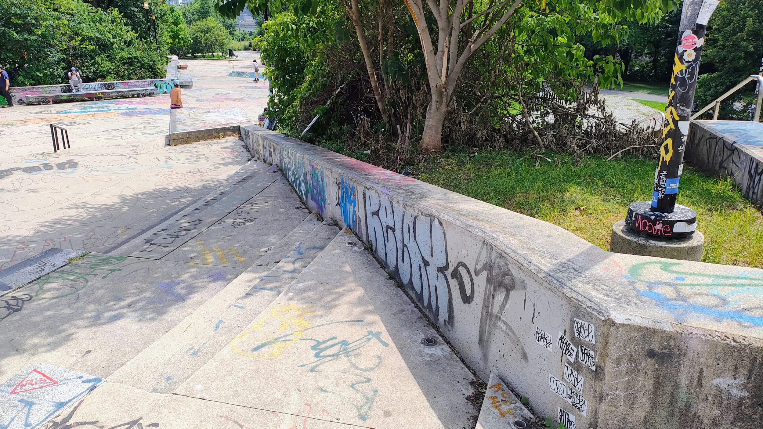 paine's park philly philadelphia pennsylvania penn slappy rail grind skateboarding skate skateboard