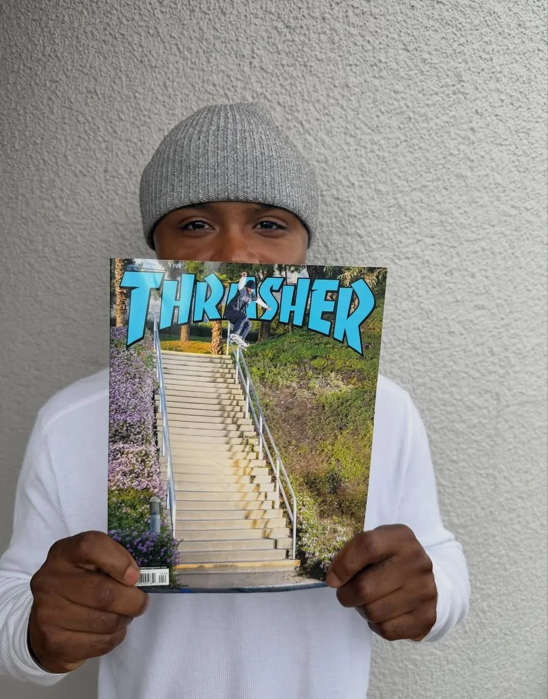 thrasher magazine dashawn jordan april 2026 26 cover april nike sb thunder trucks lazer flip 5-0 grind atiba jefferson