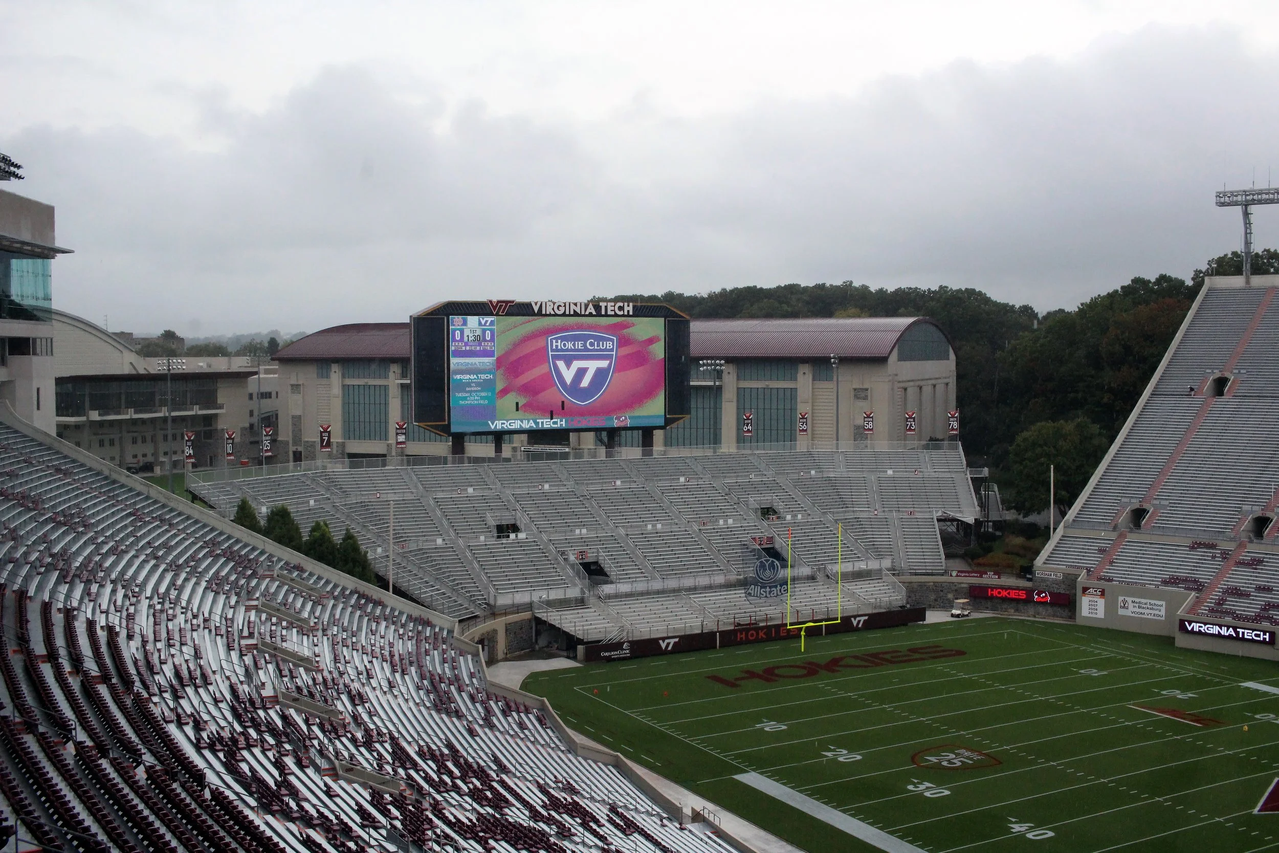 Lane Stadium Virginia Tech Hokies Football college football fighting gobblers vpi tech michael vick frank beamer bud foster club university field of worsham lane stadium blacksburg uva vt cavs wahoos hoos rivalry acc atlantic coast conference fsu