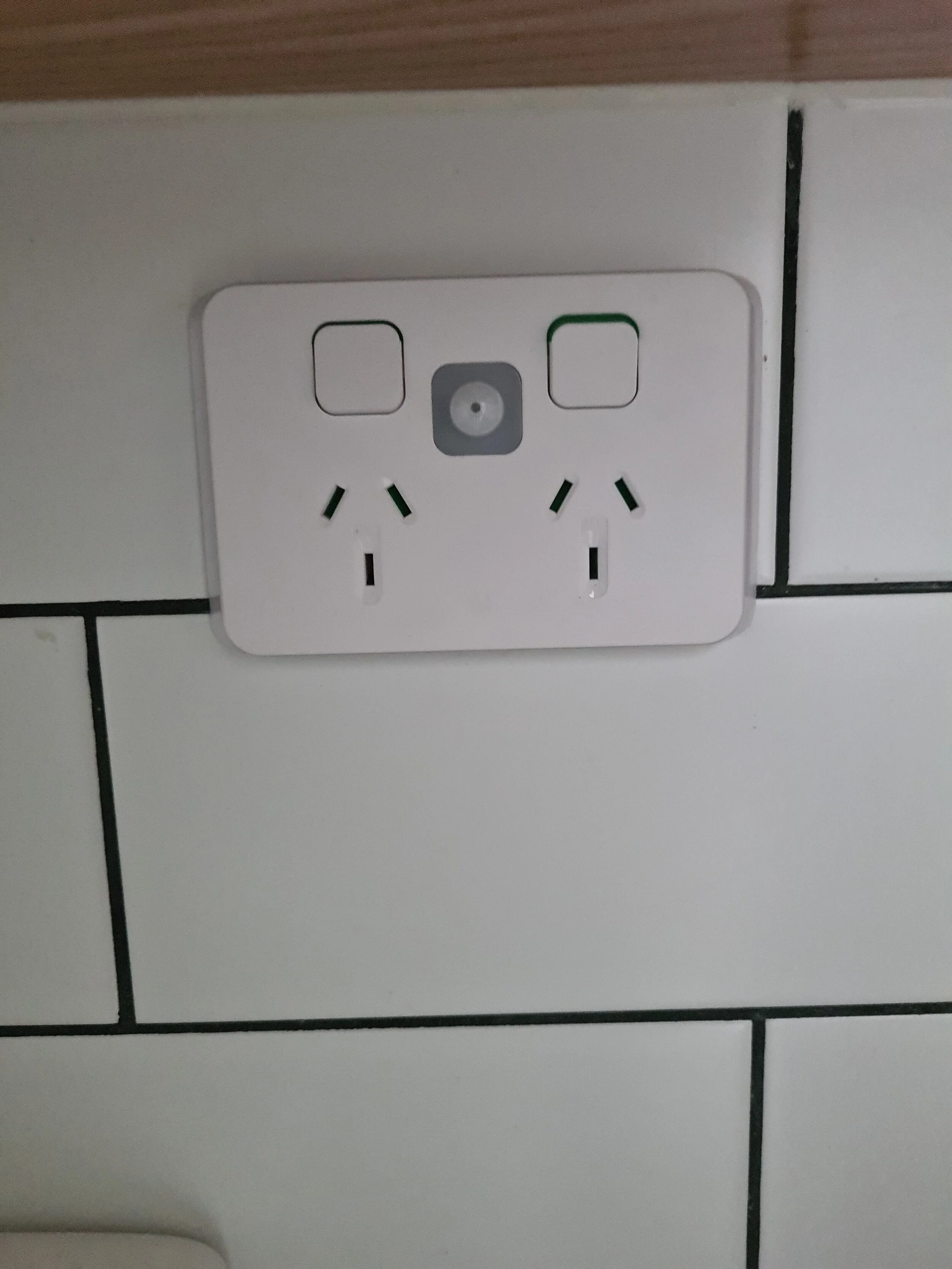 Clipsal Iconic Range - Sensor and Double GPO
