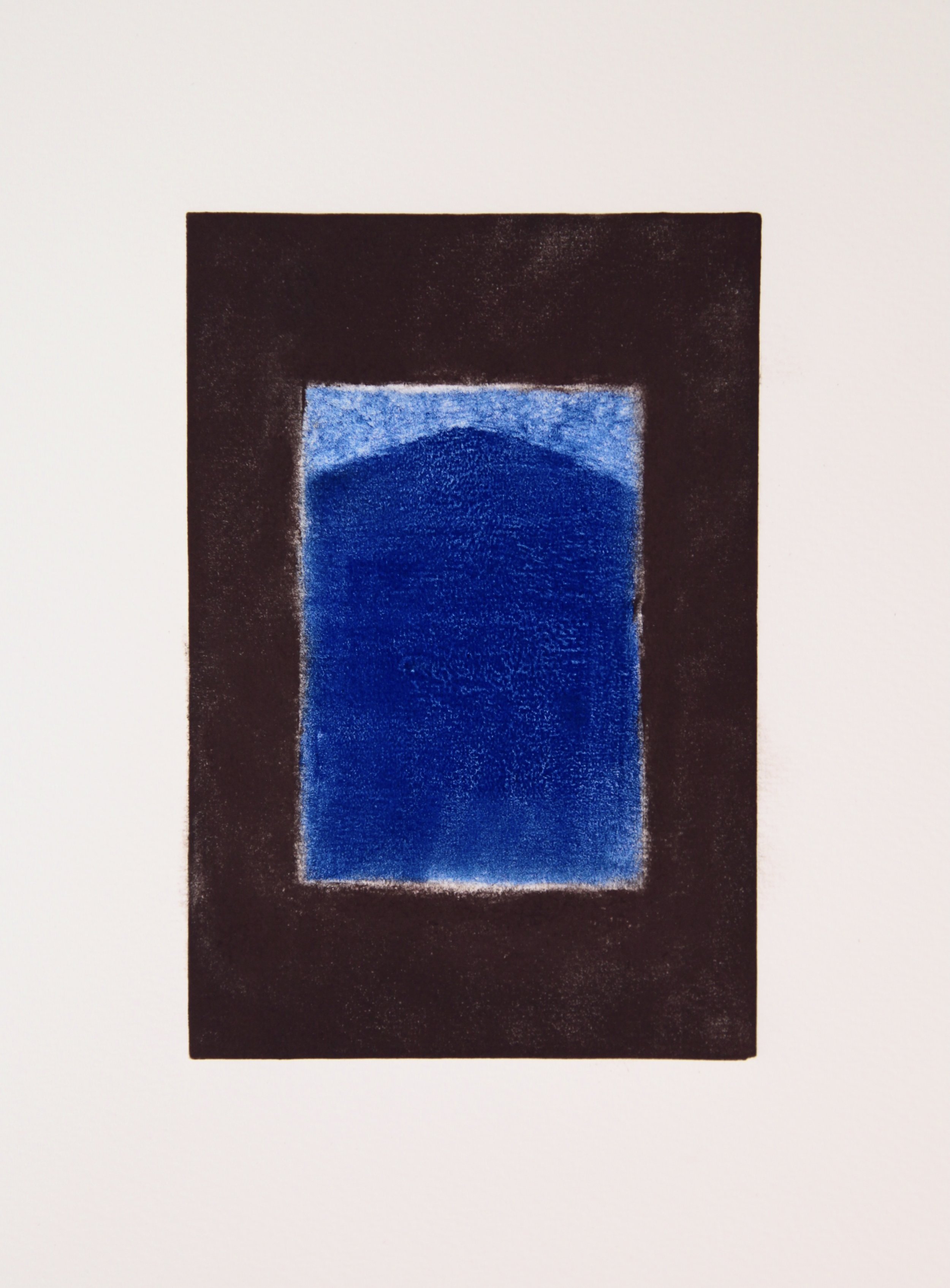   Window,  2022, monotype on paper, plate size 15 x 10.5cm 