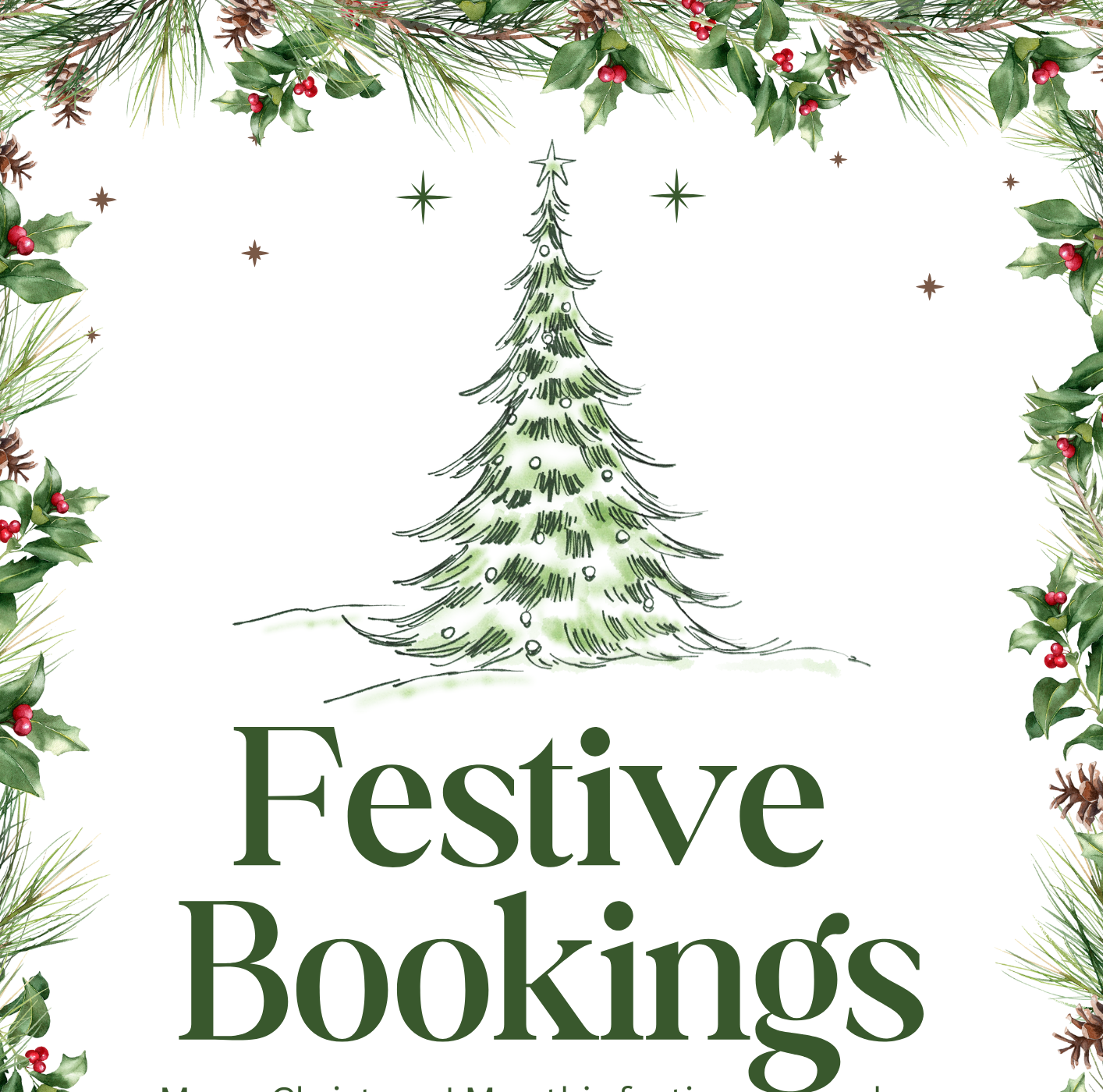 Christmas Bookings