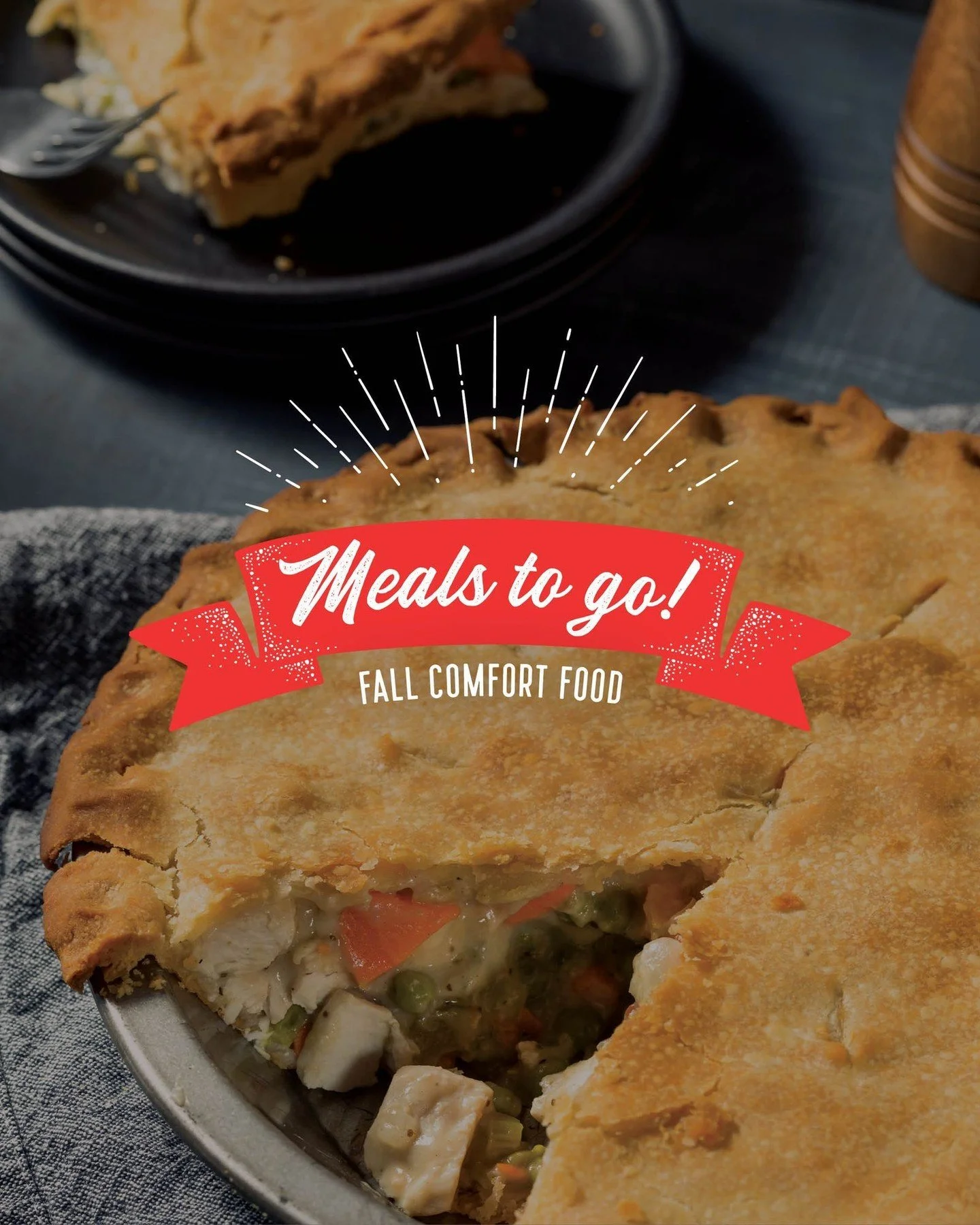 Menu planning for Thanksgiving, Friends-giving or your next fall dinner party? 🥧🎃

Stop by the LP Market Place and pick up a chicken or turkey pot pie for a low-effort, seasonally appropriate entr&eacute;e that all your guests will love! Just pop t