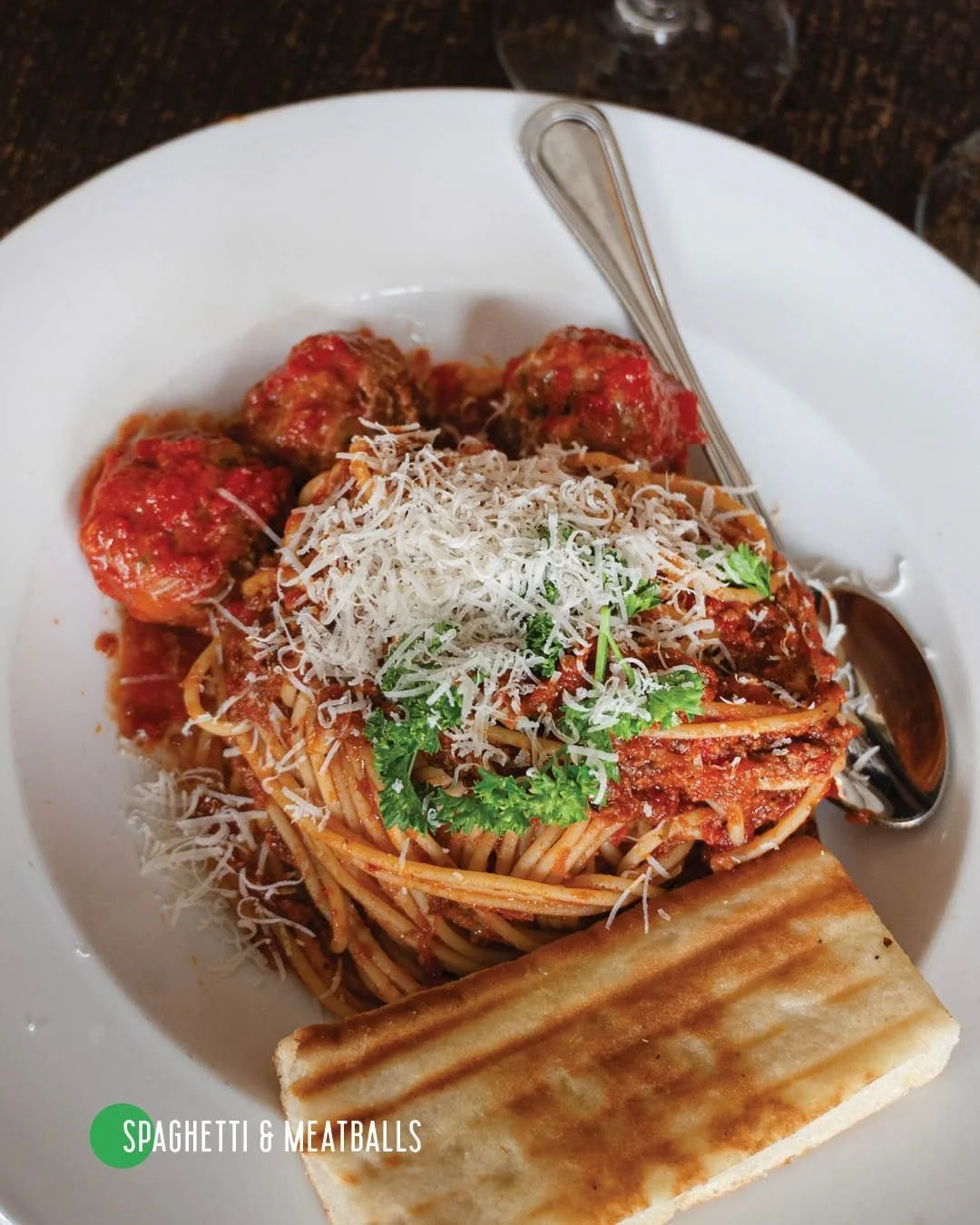 Fresh pasta + housemade tomato sauce and meatballs + a mountain of freshly grated Parmesan = The perfect comfort meal to end the day. 🍝

🍽 Dine In, First come, First served
🛍 Fresh &amp; Frozen Meals-to-go

📞 Place your order by phone: 705-789-25