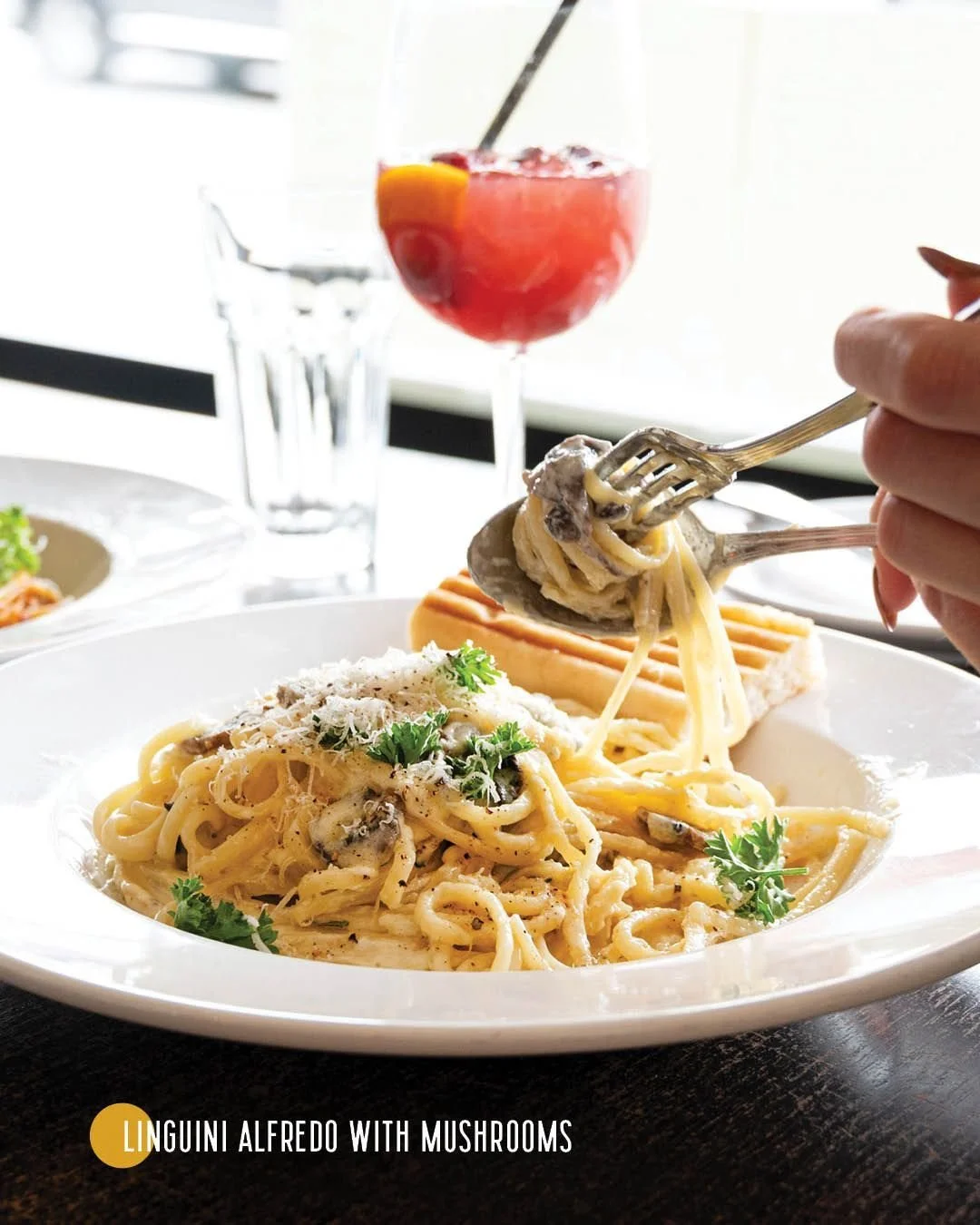 Looking for a hearty vegetarian pasta option? Look no further than our Linguini Alfredo with Mushrooms! 🍄

 A satisfying dish on a cold winter day.

🍽 Dine In, First come, First served
🛍 Fresh &amp; Frozen Meals-to-go

📞 Place your order by phone