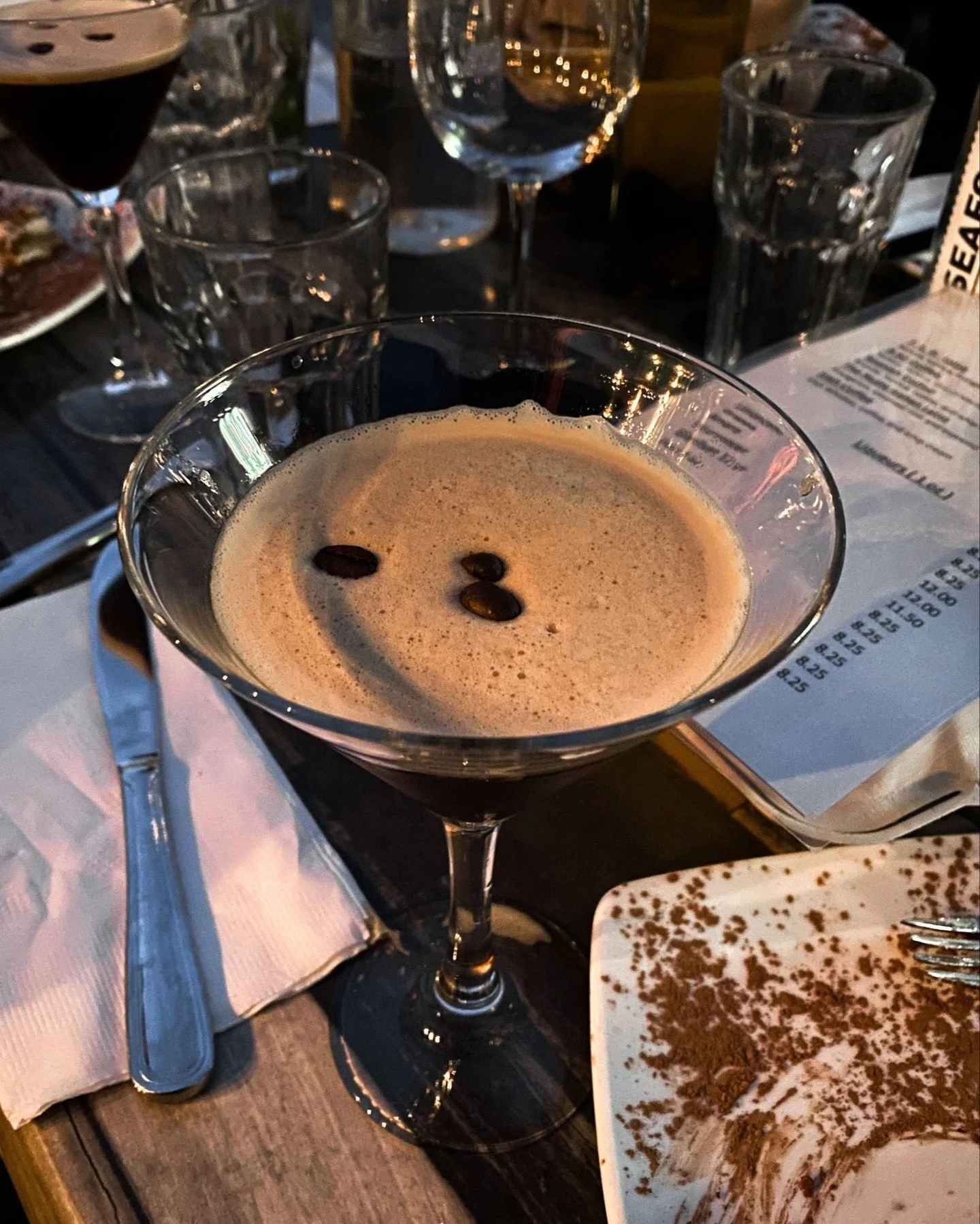 Espresso Martini + tiramisu = A match made in holiday dinner party heaven. 🎄😇

Celebrate the holidays with all your loved ones here at That Little Place By The Lights! 

🍽 Dine In, First Come, First Served
🍷 Extensive beverage menu from Italian e