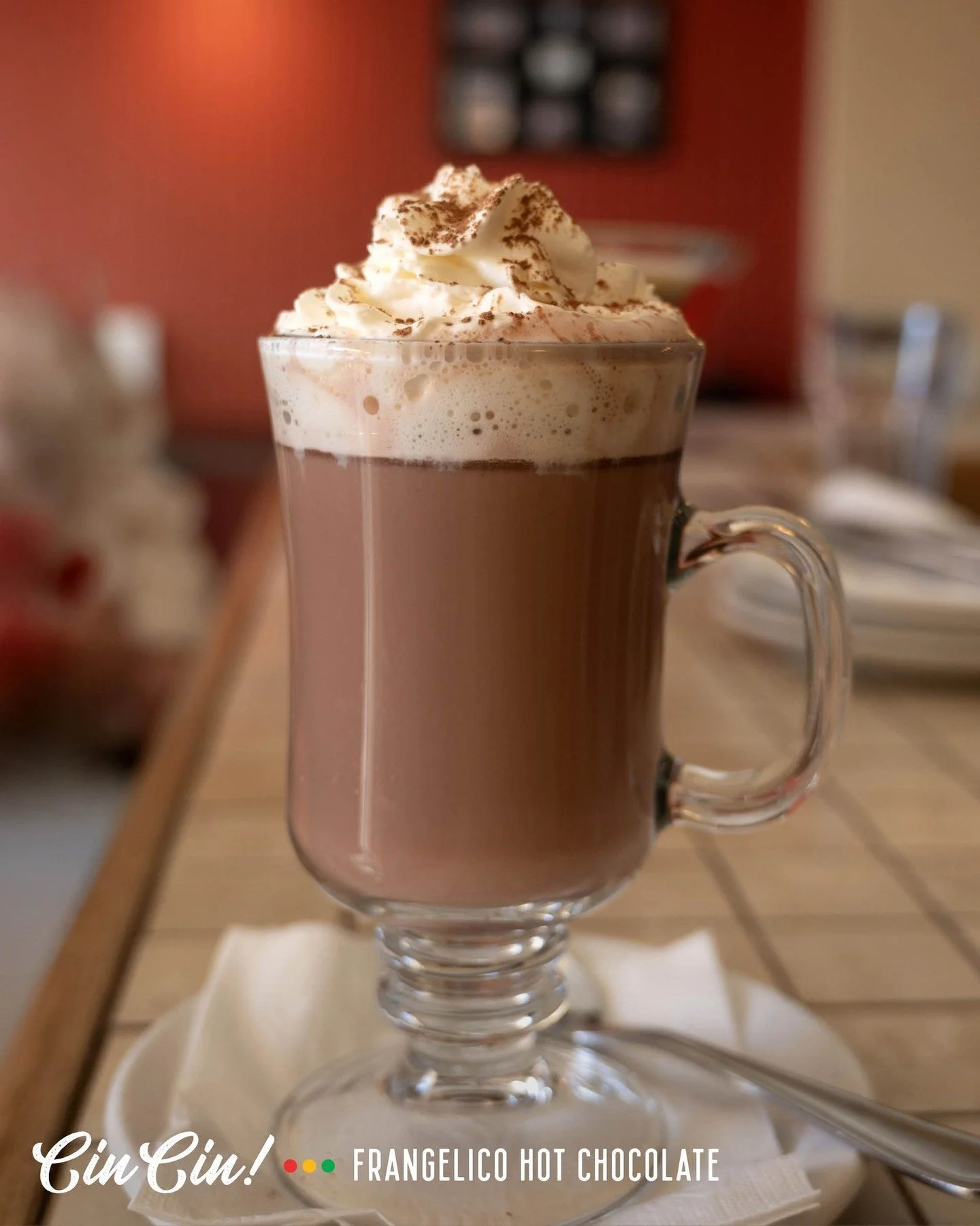 Frangelico Hot Chocolate at LP exists because adults deserve holiday magic too! 🎄🍫

The flavour starts with silky cocoa and finishes with a subtle hazelnut nuance, resulting in a drink that&rsquo;s cozy and festive without being heavy. 

🍽 Dine In