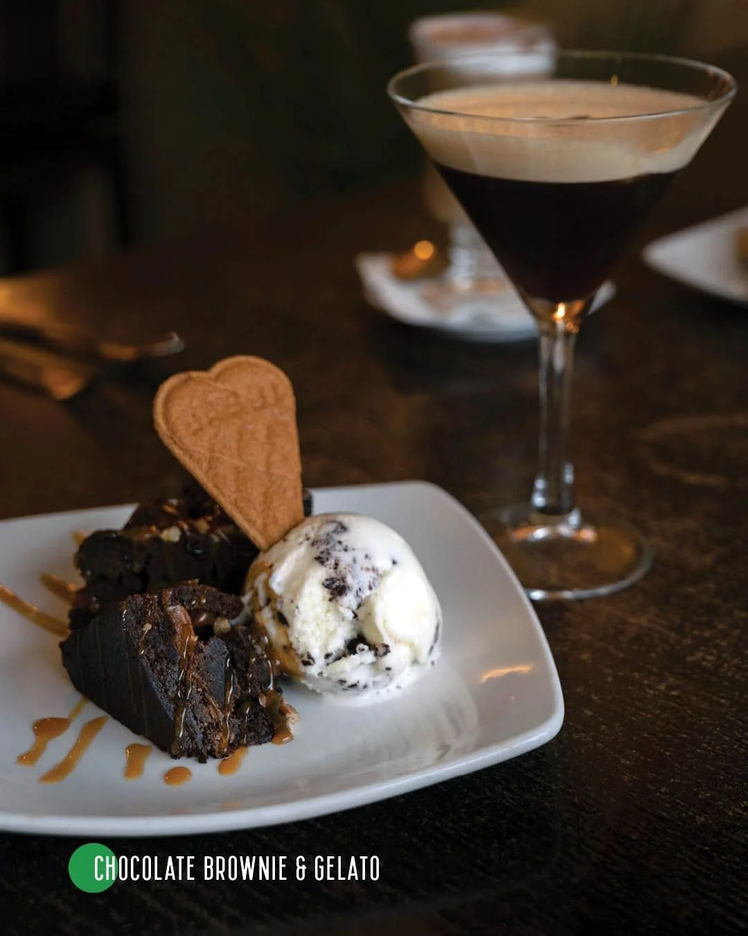 Can&rsquo;t get enough of the holiday indulgences? 🎄Join us for an ooey, gooey Chocolate Brownie, loaded with chocolate, caramel and pecans for a satisfying crunch, paired with a scoop of your favourite house-made gelato! 

If you really want to tak