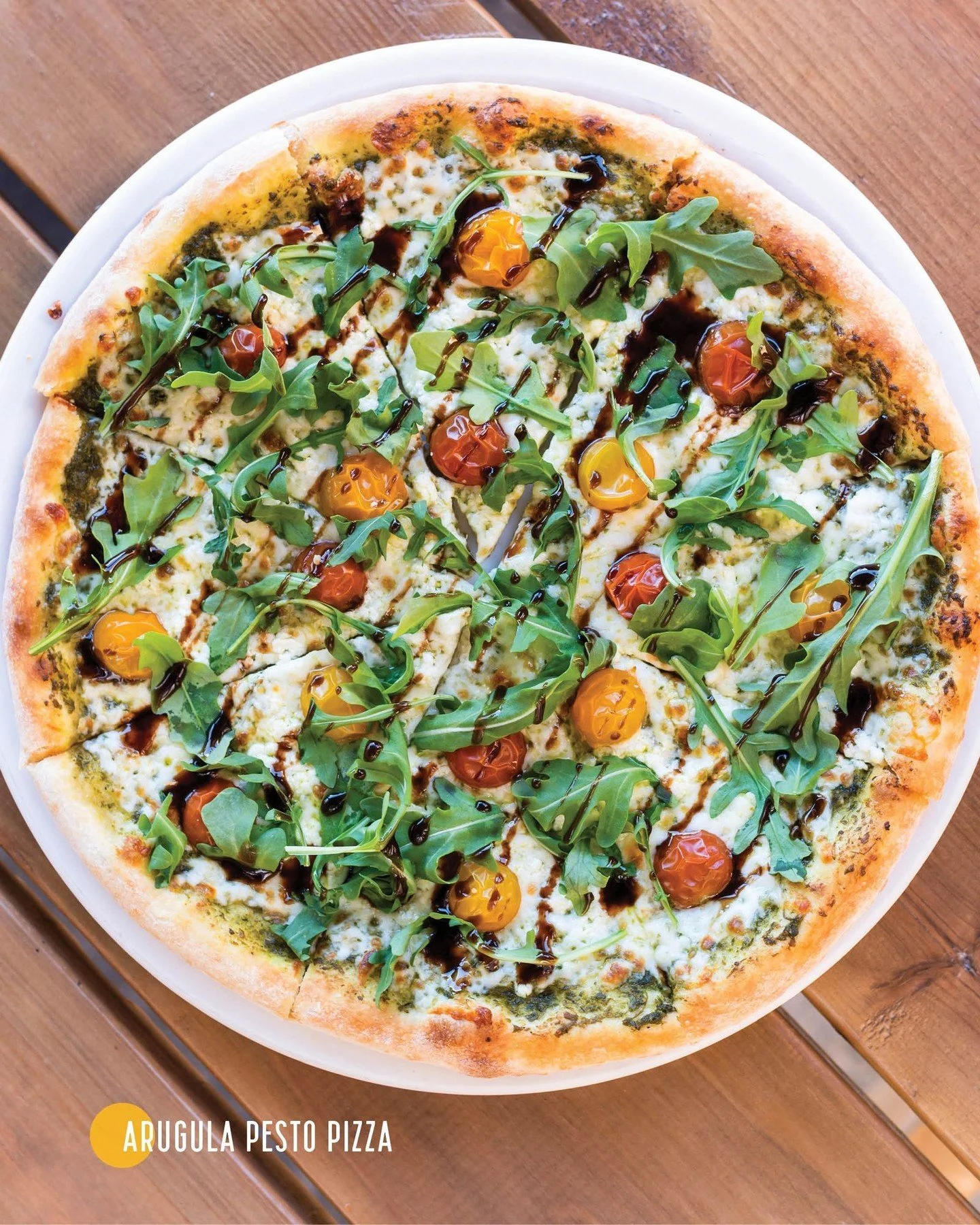 We know you want a pizza this! 🍕

Our Arugula Pesto Pizza is bursting with flavour and colour, featuring mozzarella, cherry tomatoes, goat cheese, and fresh arugula topped with a delicious balsamic reduction. It&rsquo;s so tasty you won&rsquo;t be a