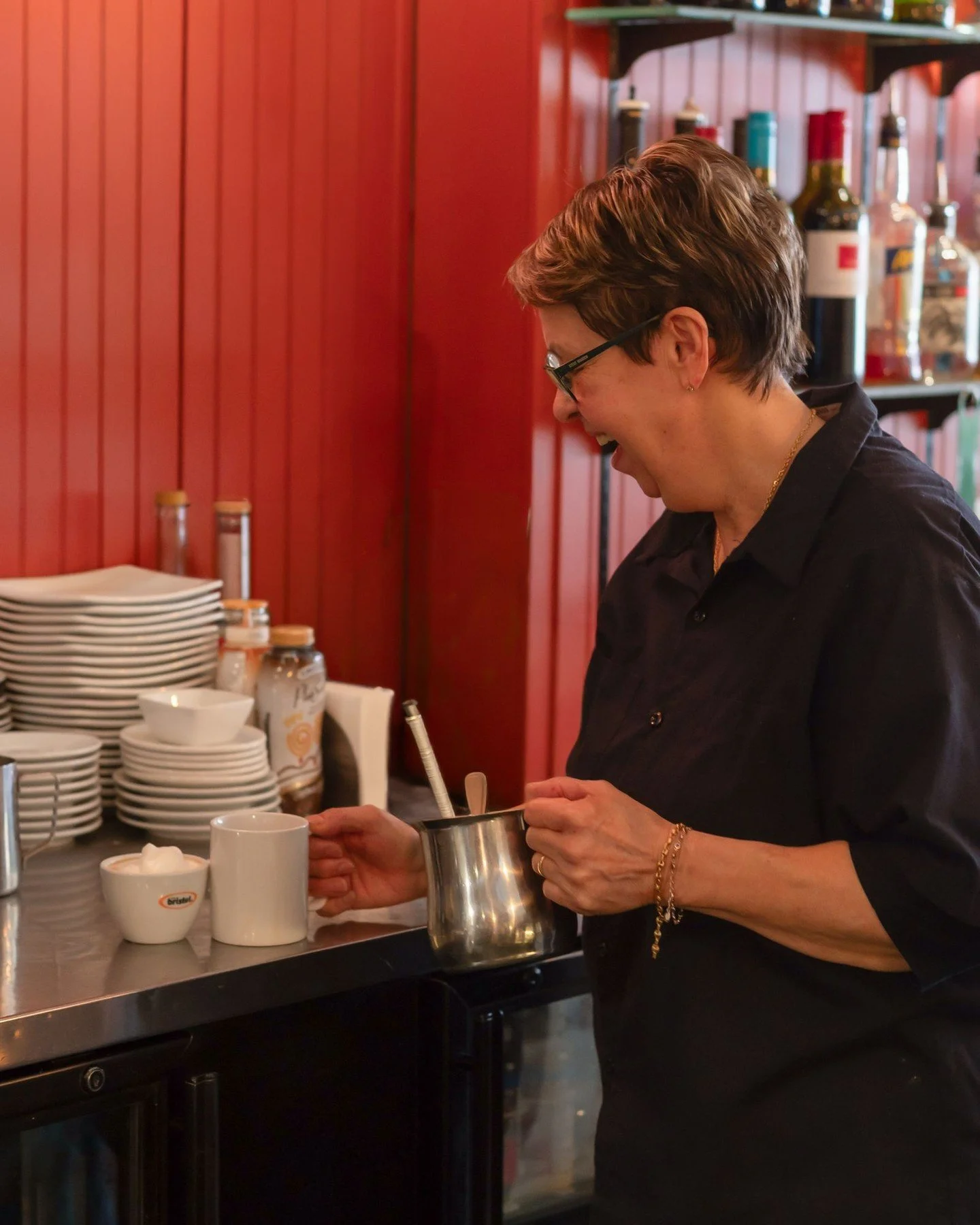 Our beloved Annie starts her day at the restaurant the way most Italians do: with her final cappuccino before it hits noon! 

In Italy, there&rsquo;s an entire culture around coffee and espresso that&rsquo;s very different from Canada. In fact, it&rs