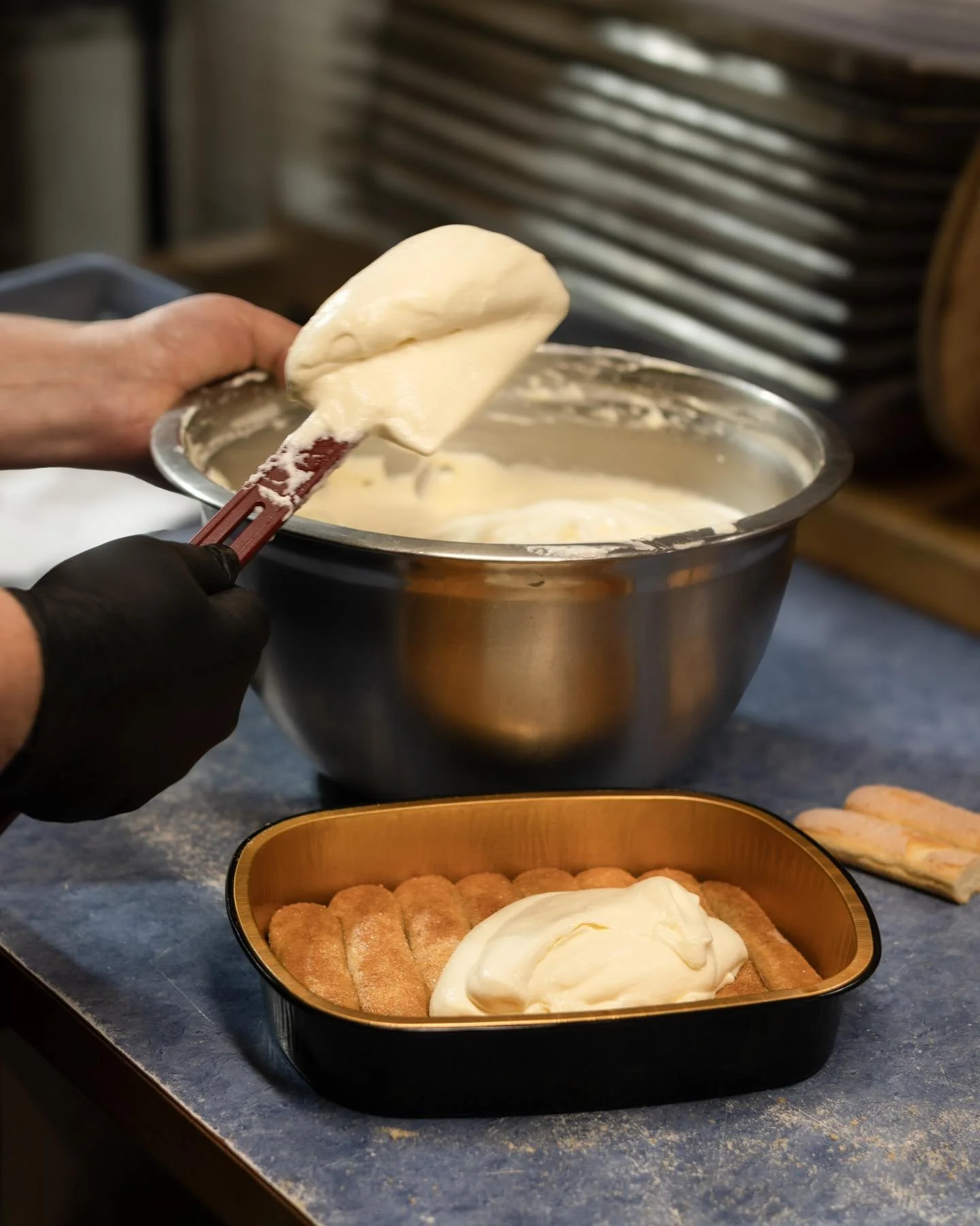 Loris has been making tiramisu so long he doesn&rsquo;t even measure anymore&hellip; just espresso and vibes. ☕️

 Dine In
👍 First come, First served

📞 Place your order by phone: 705-789-2536
76 Main St. E., by the lights at Brunel🚦
.
.
.
.
#Auth