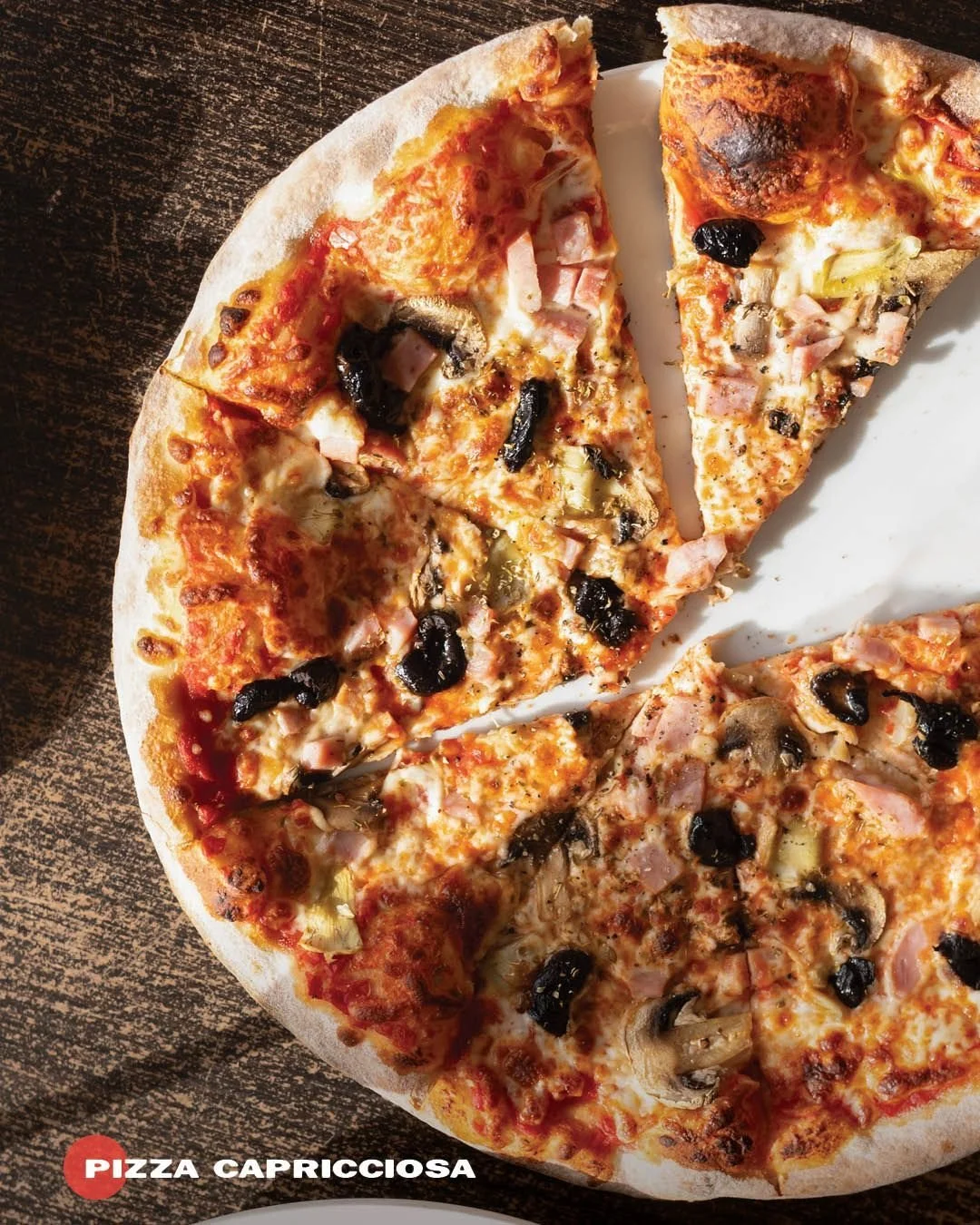 Italian classic Pizza Cappricciosa offers a great balance of flavours: earthy mushrooms, bright artichokes, rich ham and salty black olives! 🍕 🍄

👇 Send to the person you want to share this pizza with!

🍽 Dine In
👍 First come, First served

📞 P
