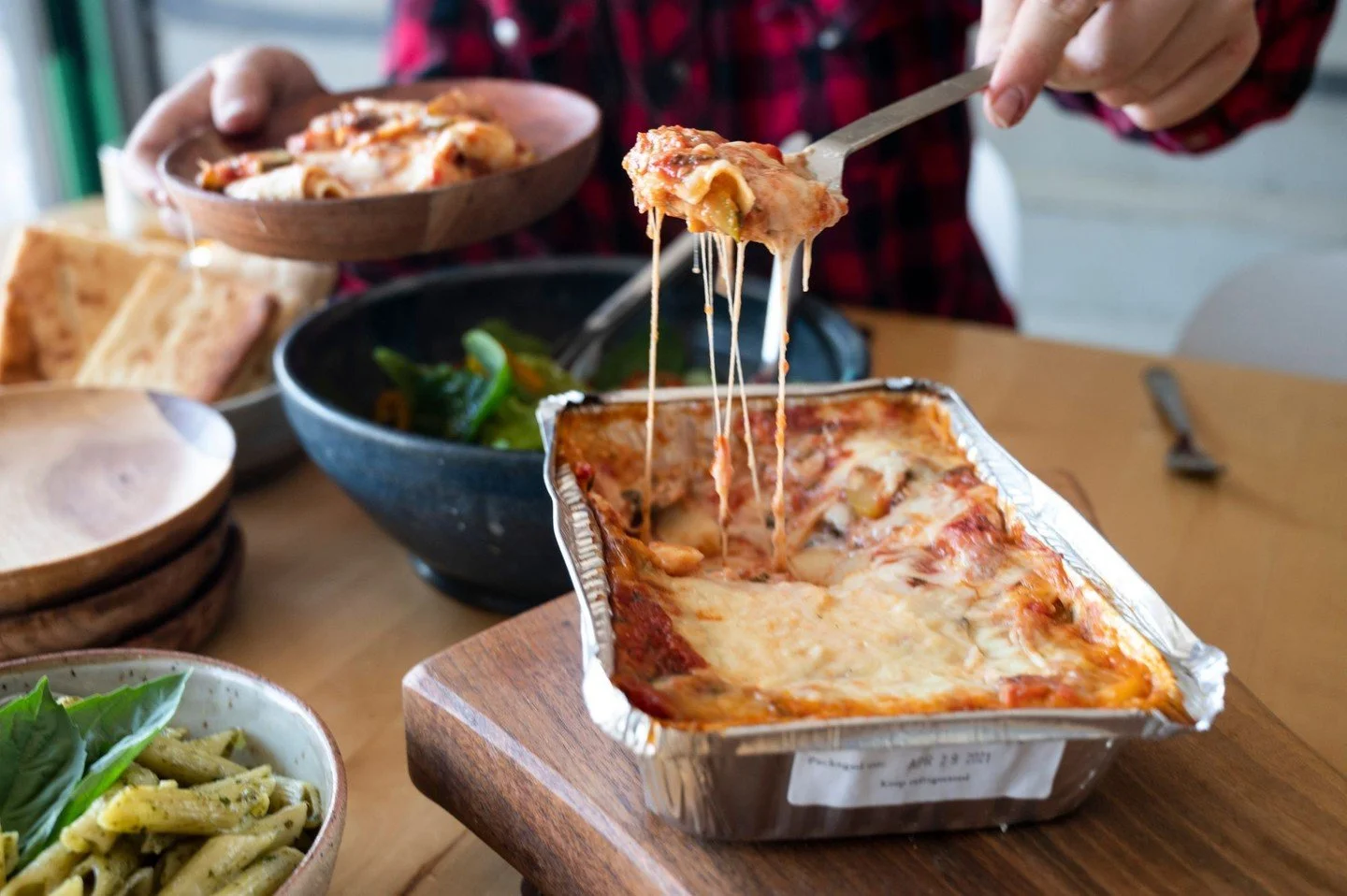 Let our kitchen do the work! 🙌

Pick up a pre-made regular, gluten-free or vegetarian Annie&rsquo;s Lasagna from our Market Place, pop it in the oven and enjoy layers of cheesy, saucy comfort&mdash;no prep and no clean up required! 

🛒 Shop our sel