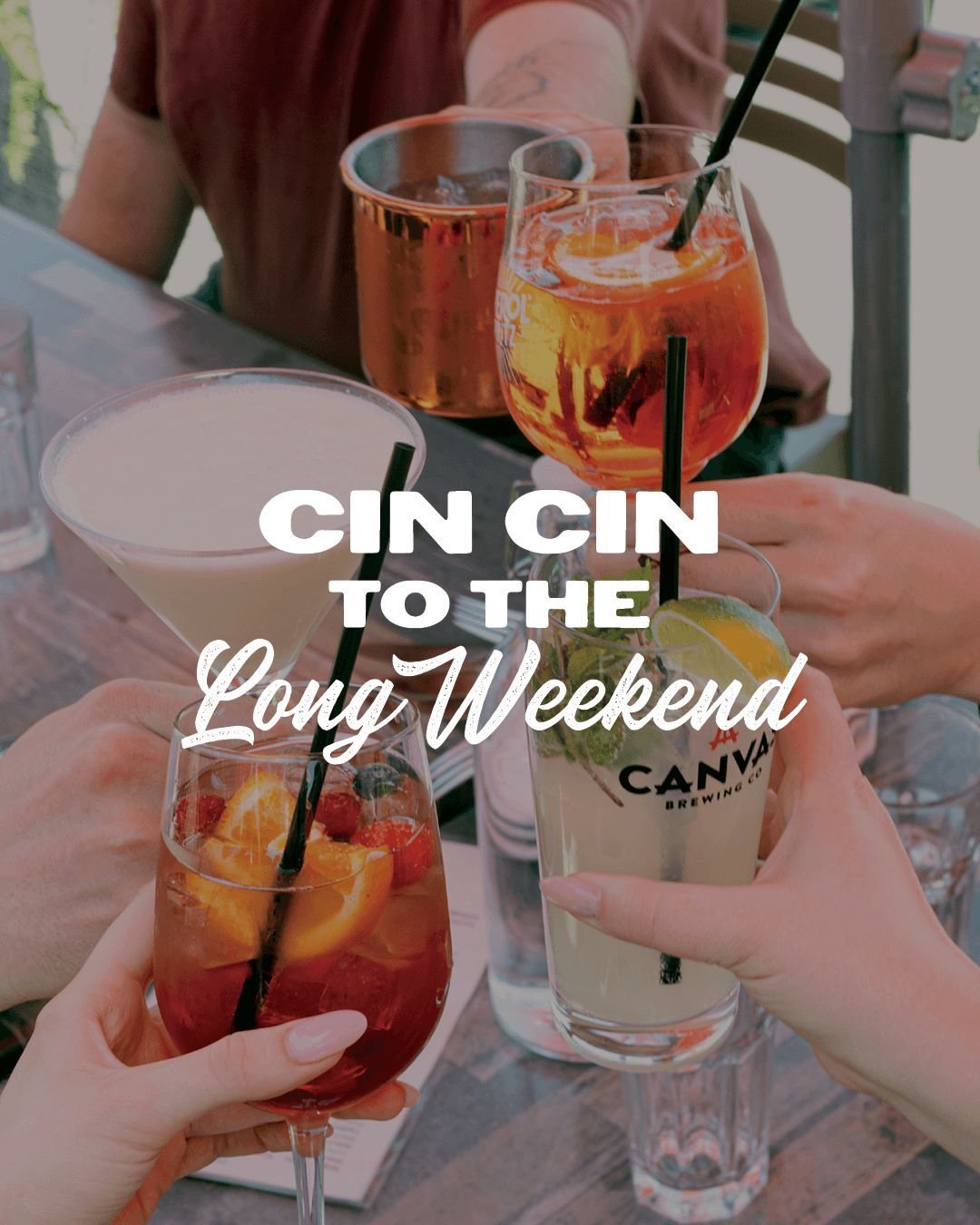 🍹Cin Cin to the long weekend! 🥂

Happy unofficial start to the summer season! Whether you're taking cover from the rain or strolling through Downtown Huntsville, swing by and celebrate May Two-Four with us. 

We'll be serving up your favourite hand