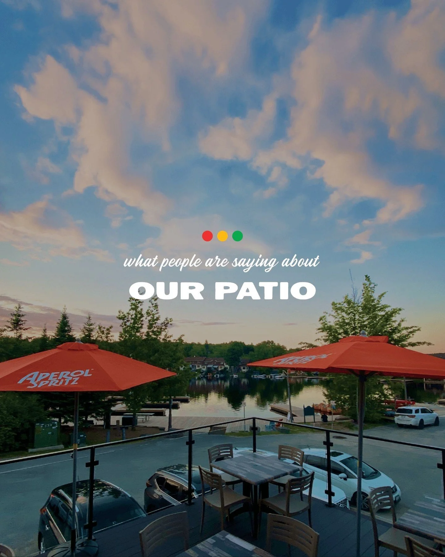 When we designed our patio, we wanted to capture that dreamy aperitivo under the Italian sun feeling without leaving Muskoka. 🍹✨

Judging by the reviews, we&rsquo;d say we nailed it.

🍽 Dine In
👍 First come, First served

📞 Place your order by ph