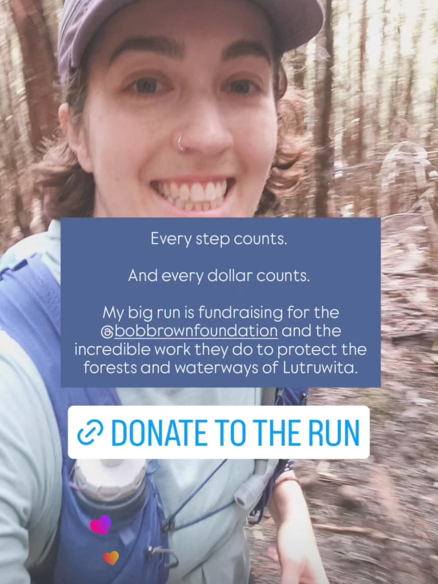 The Takayna Ultra is happening in six short weeks and I'll be running 62km to help protect Lutruwita's native forests 🫶🏻🌳

Am I a bit scared? YEP. It will be my longest ever run! 

Will the hard training and type 2 fun be worth it because these pl