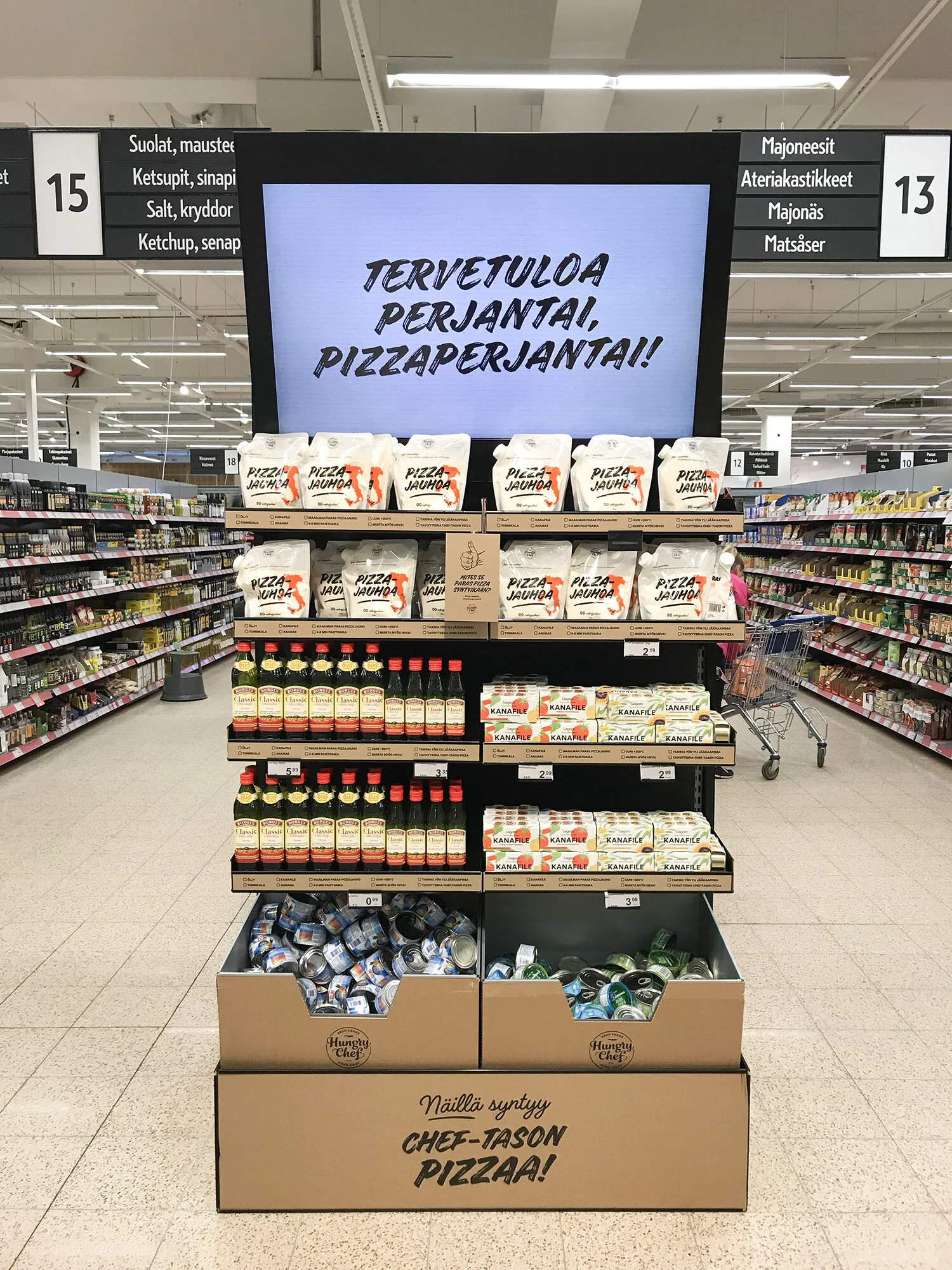 Hungry Chef kampanjakaluste 