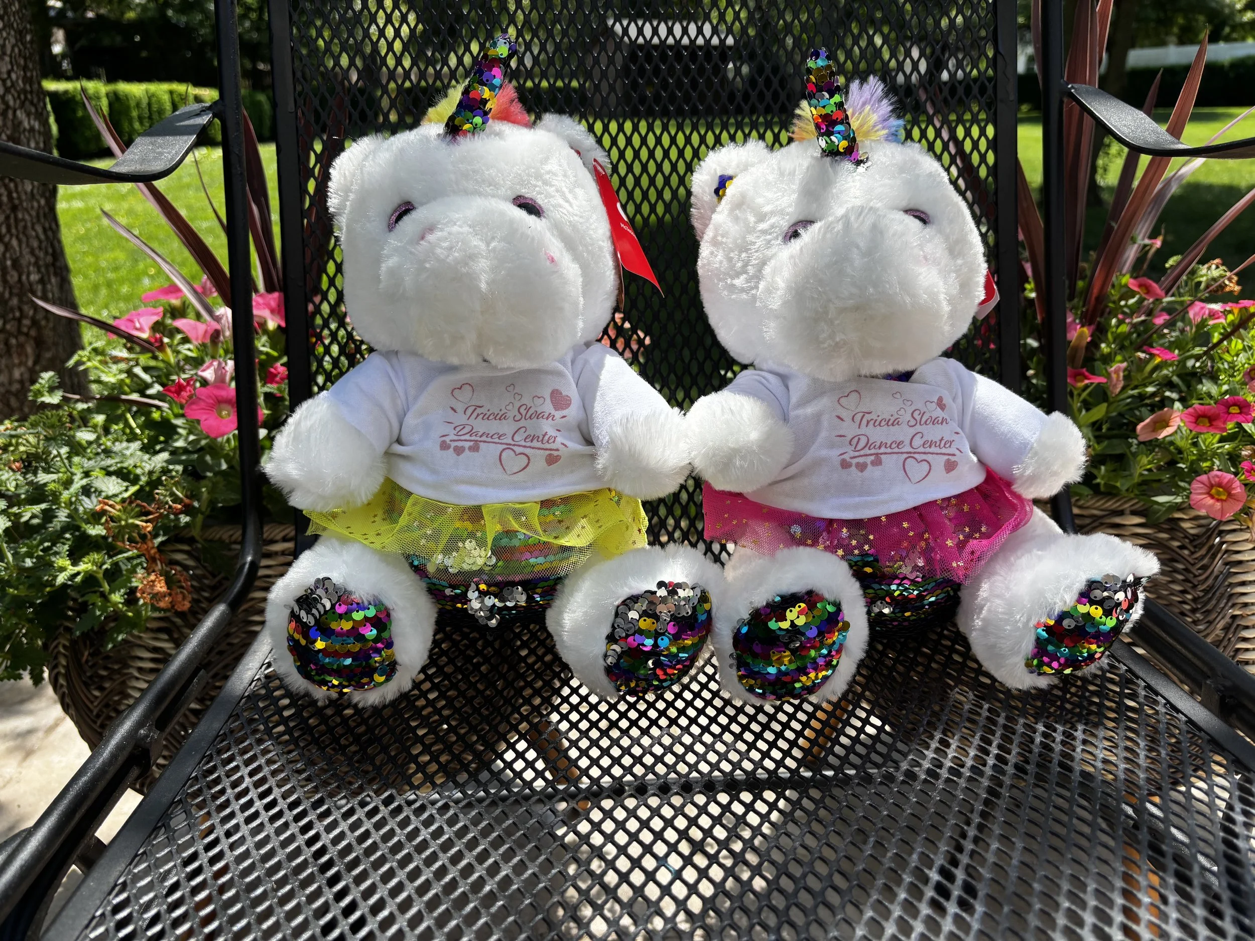 10" White Unicorn Plush Doll