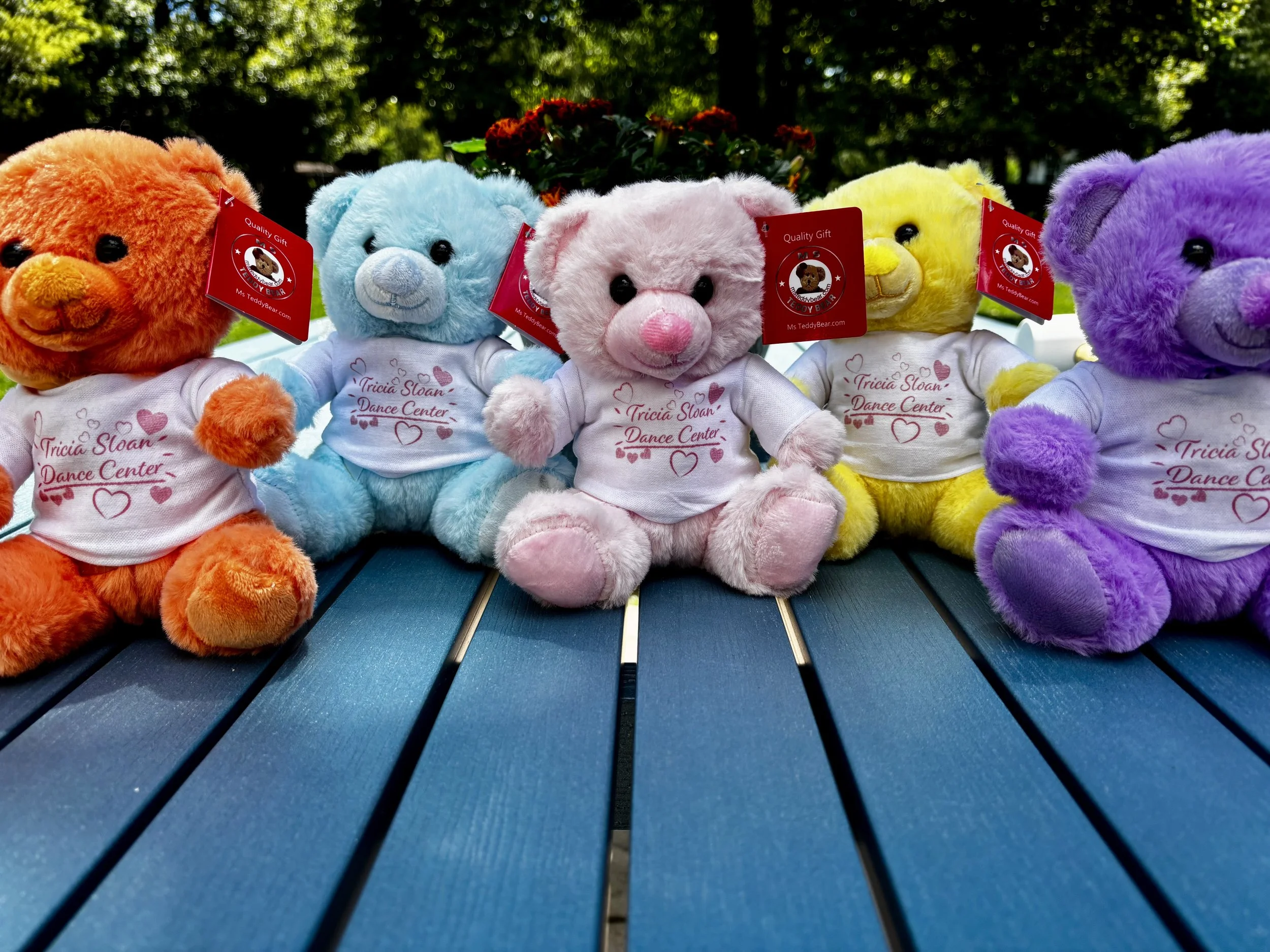 7" Colorful Teddy Bear