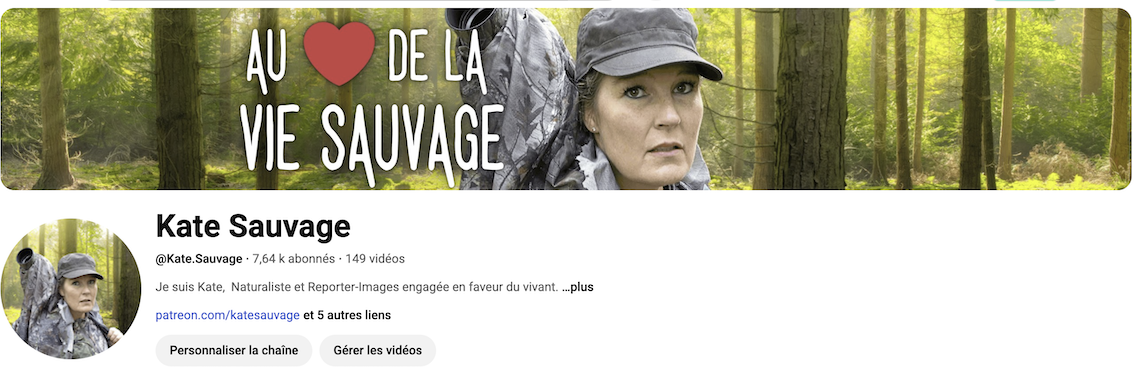 Vidéos de nos actions Nature sur la chaîne Youtube Kate Sauvage