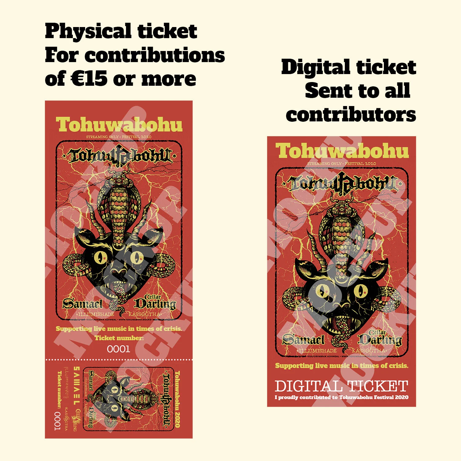 Tohuwabohu Contributor Ticket