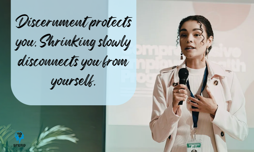 Discernment vs. Disappearing: How to Speak Up Without Losing Yourself at Work