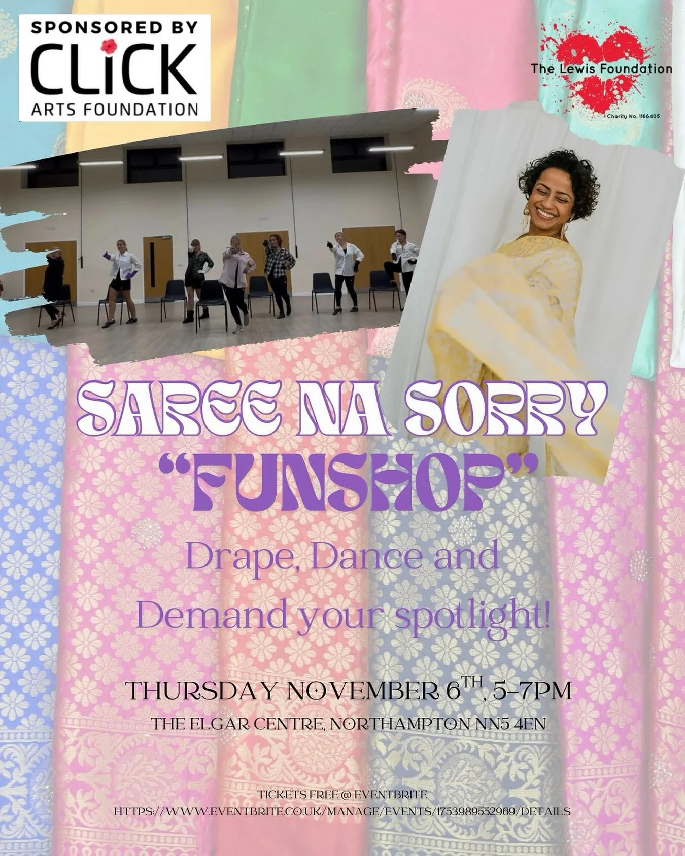 Join @draudreyt and I at @clickartsfoundation for this collaboration between dancing and draping!