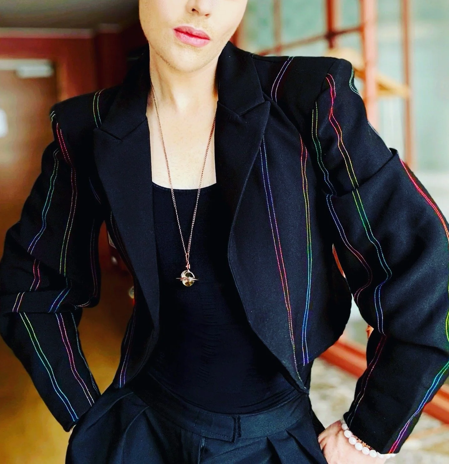 I am always striving to create new collaborations like this awesome jacket I got to make with @prettylittlething ✨ I am 6&rsquo;3 so a lot of these fast fashion retailers don&rsquo;t create sizes that actually work for me, and they&rsquo;re never as 