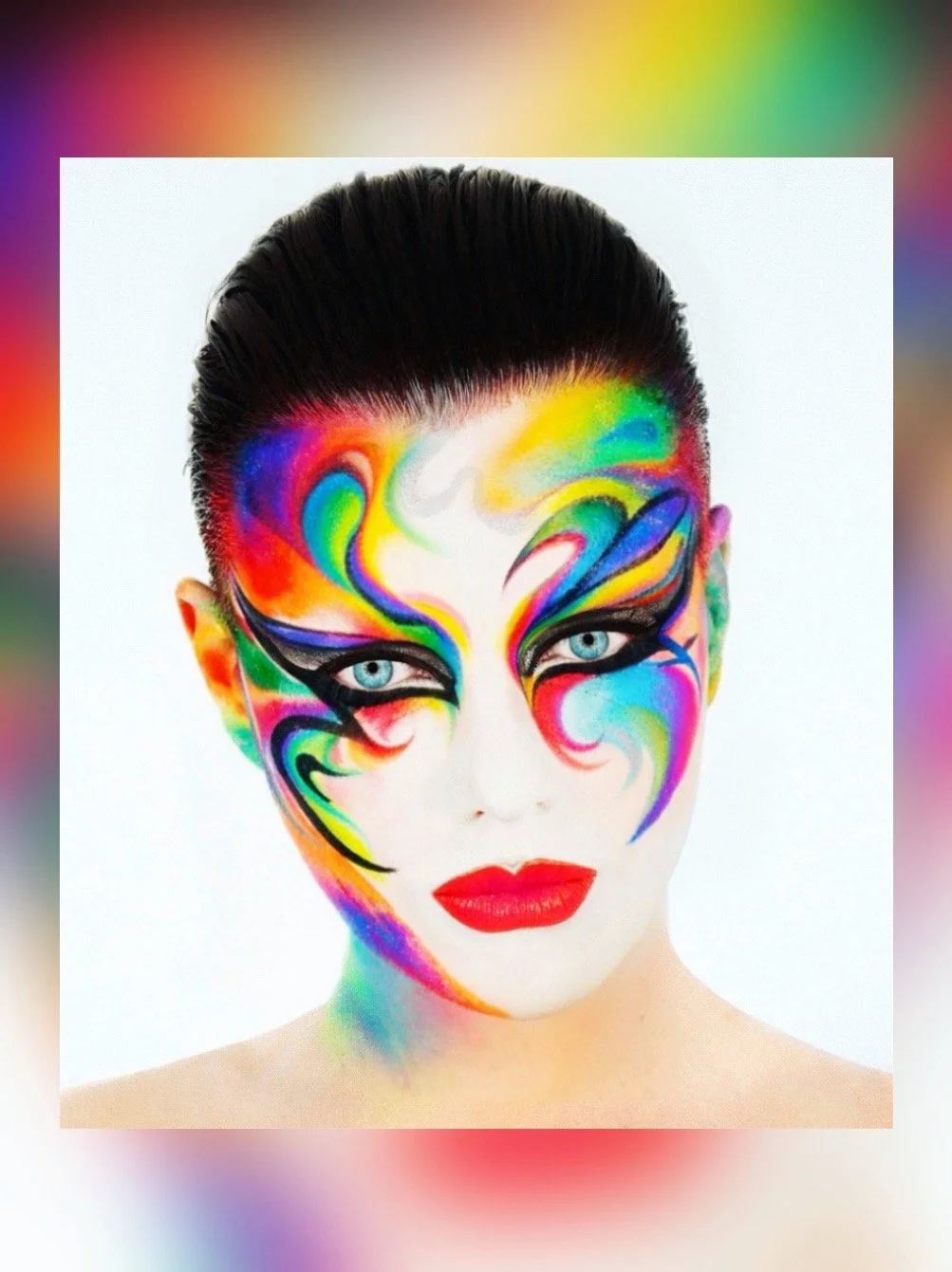 I was looking at Alex Box&rsquo;s Rankin book yesterday and saw all her illustrations over the images, and I was motivated to colour in the Pat McGrath tribute I did a few years ago with pastels. I&rsquo;m super inspired at the moment with everything