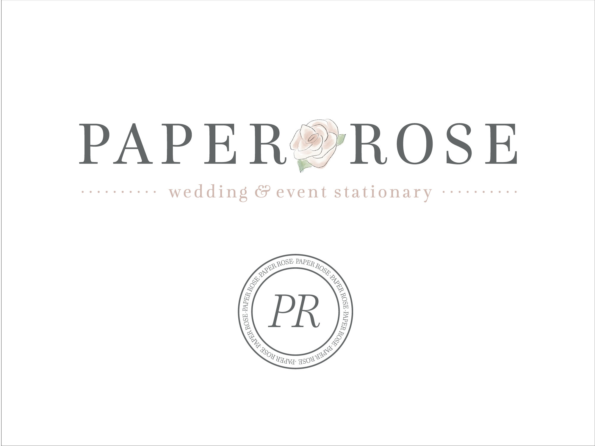 paper rose branding