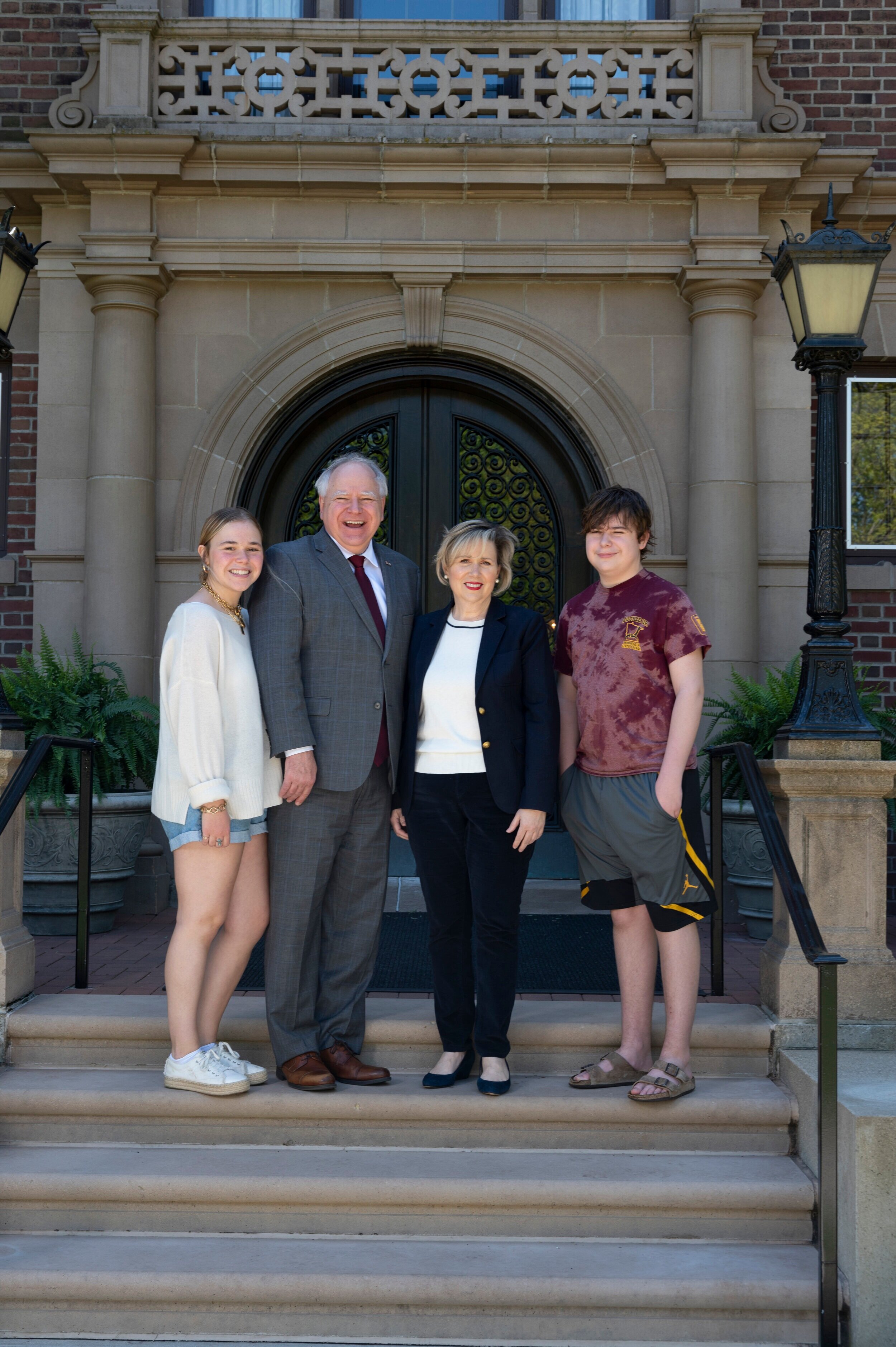 Minnesota First Lady, Governor Walz and Family