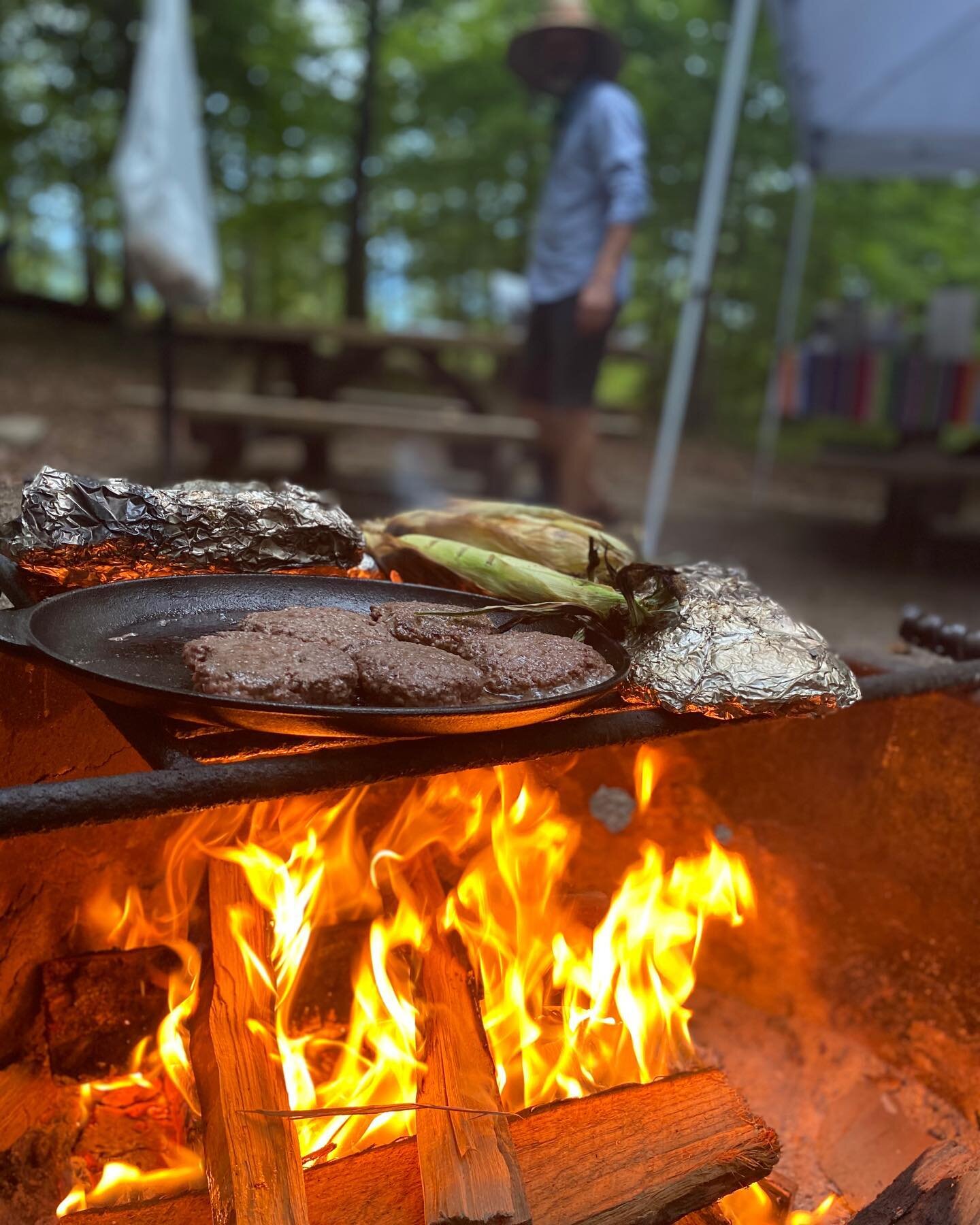 Dinner over fire is always better 🔥🔥
#kycampco #explorekentucky