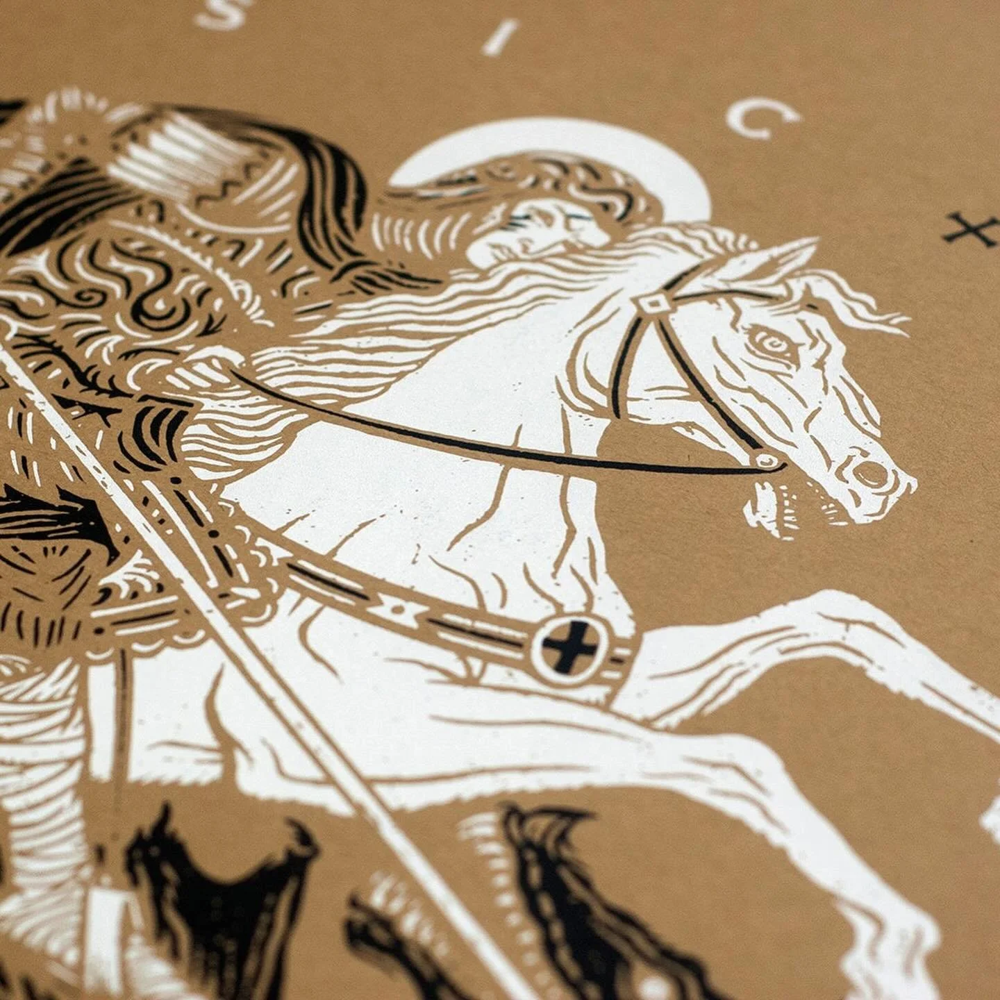 Thus Always to Dragons - Sic Semper Draconis - This was originally a really special piece I was commissioned to make many years ago. The design is inspired by the ancient iconography of St. George defeating the Great Dragon, symbolizing victory over 