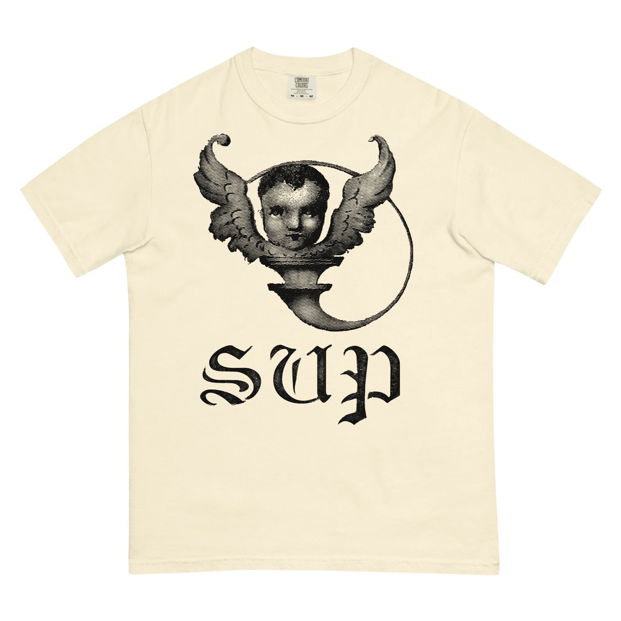 Cherub Baby Face Greeting T-shirt