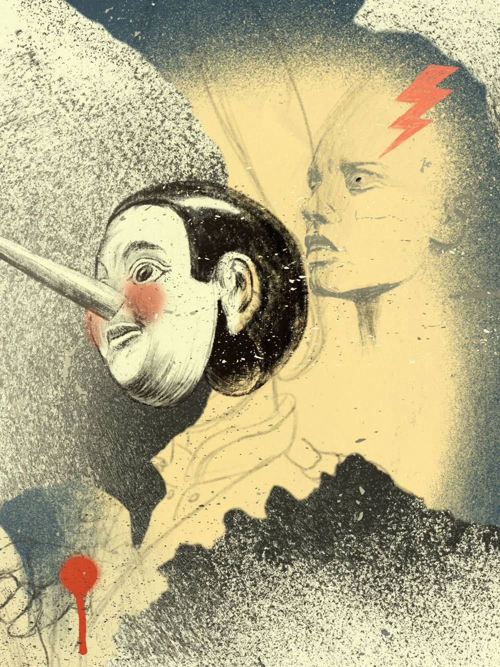Chris Koelle Art Print - What Is the Problem - Detail 01