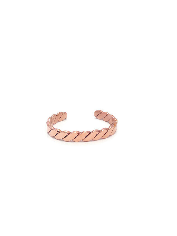 Men's Copper Chunky Twist Bracelet