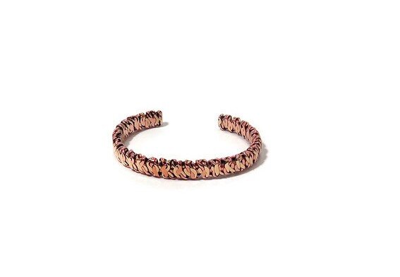 Men's Copper & Brass 'Fire' Bracelet