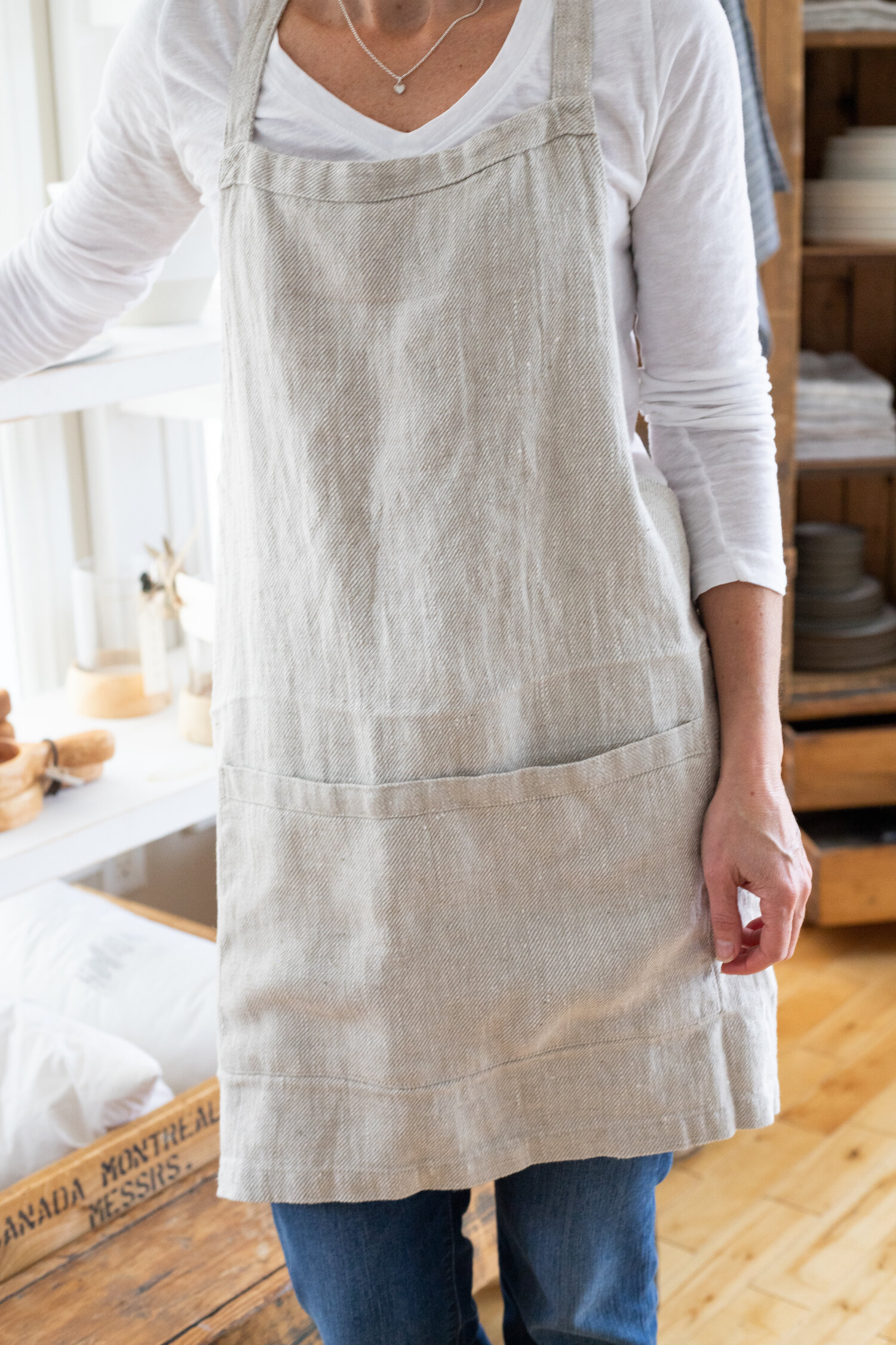 Catalina Apron - Beige