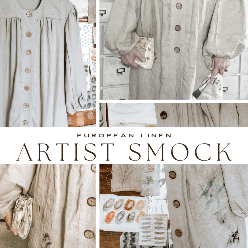 Heirloom Linen Artist Smock