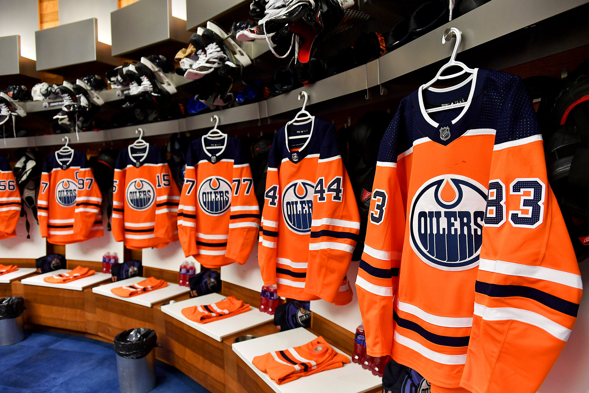 Edmonton Oilers Hockey Jersey Jumper - Orange