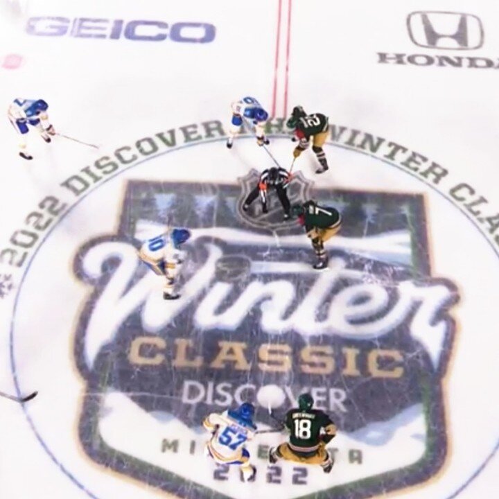Incredibly proud to have worked on another #NHL Winter Classic Brand Identity with NHL&rsquo;s finest @pconway119 and team and then see it brought to life in Target Field on the -7.5&ordm; game day by the uber-talented @infinite_scale. Most watched r