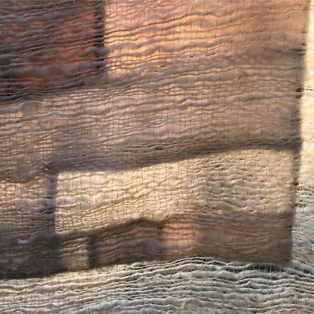 Evening

#weaving #textiles #textiledesign #parsonsschoolofdesign #wool #stitched #naturaldyed #natural
