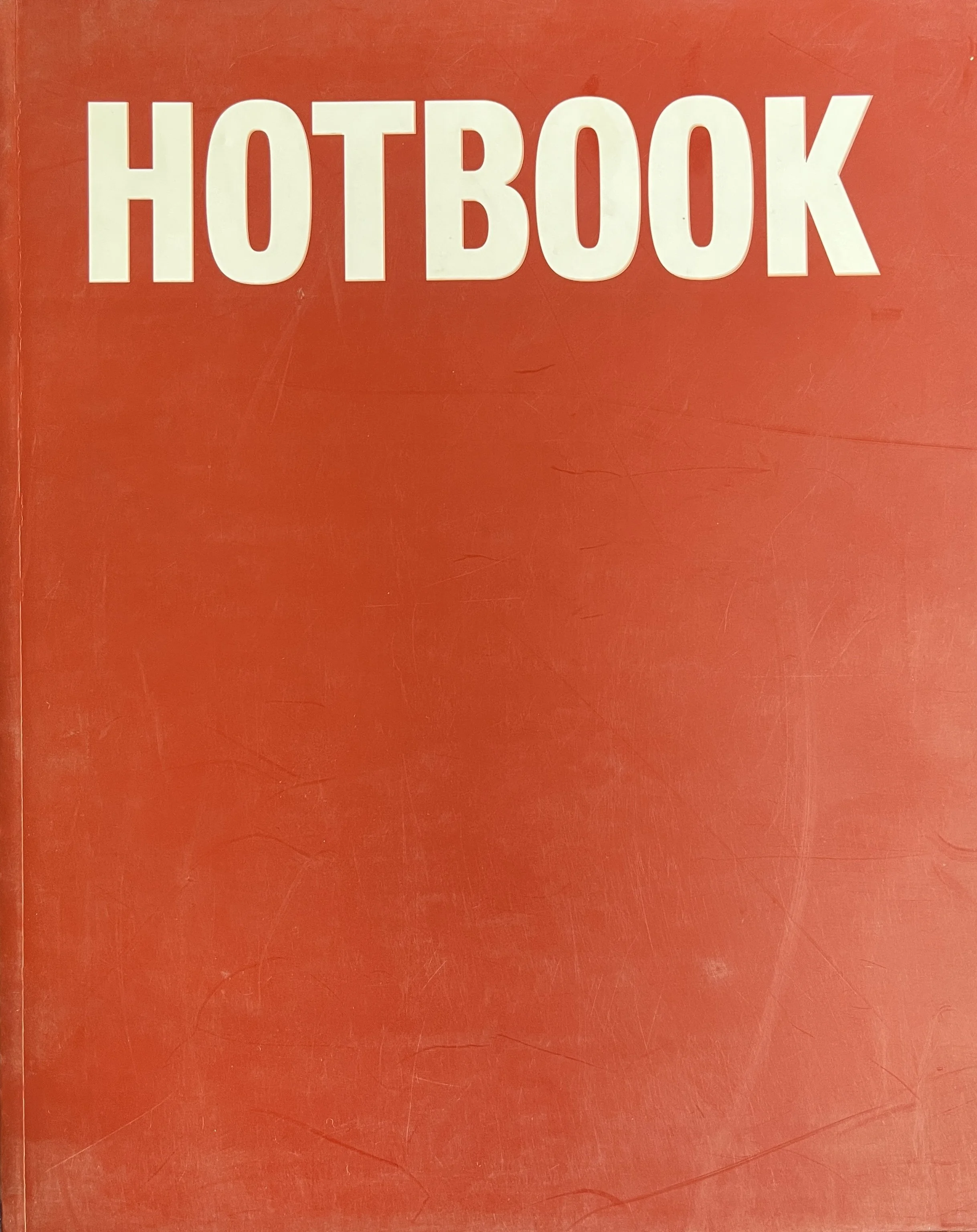 HOTBOOK Mexico cover associated with the 2021 feature on Emmanuel Picault and Chic by Accident, presented in the publication’s distinctive minimalist red design.
