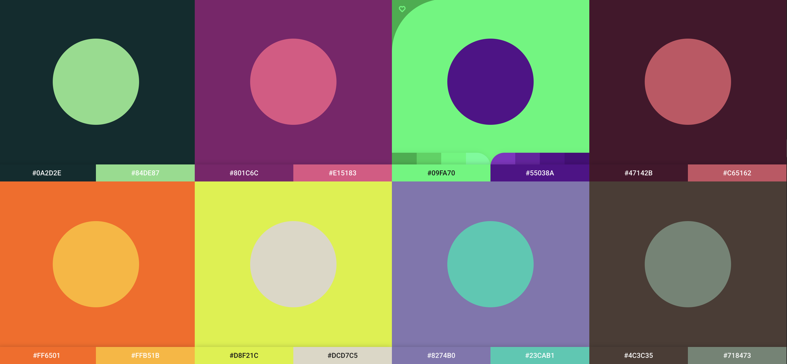 Colour Pallette Love 